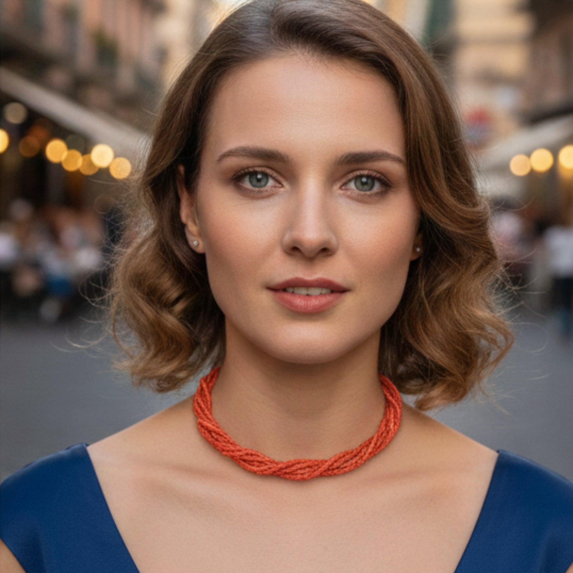 Collana in corallo rosso - Asta Asta a Tempo - Gioielli e Preziosi