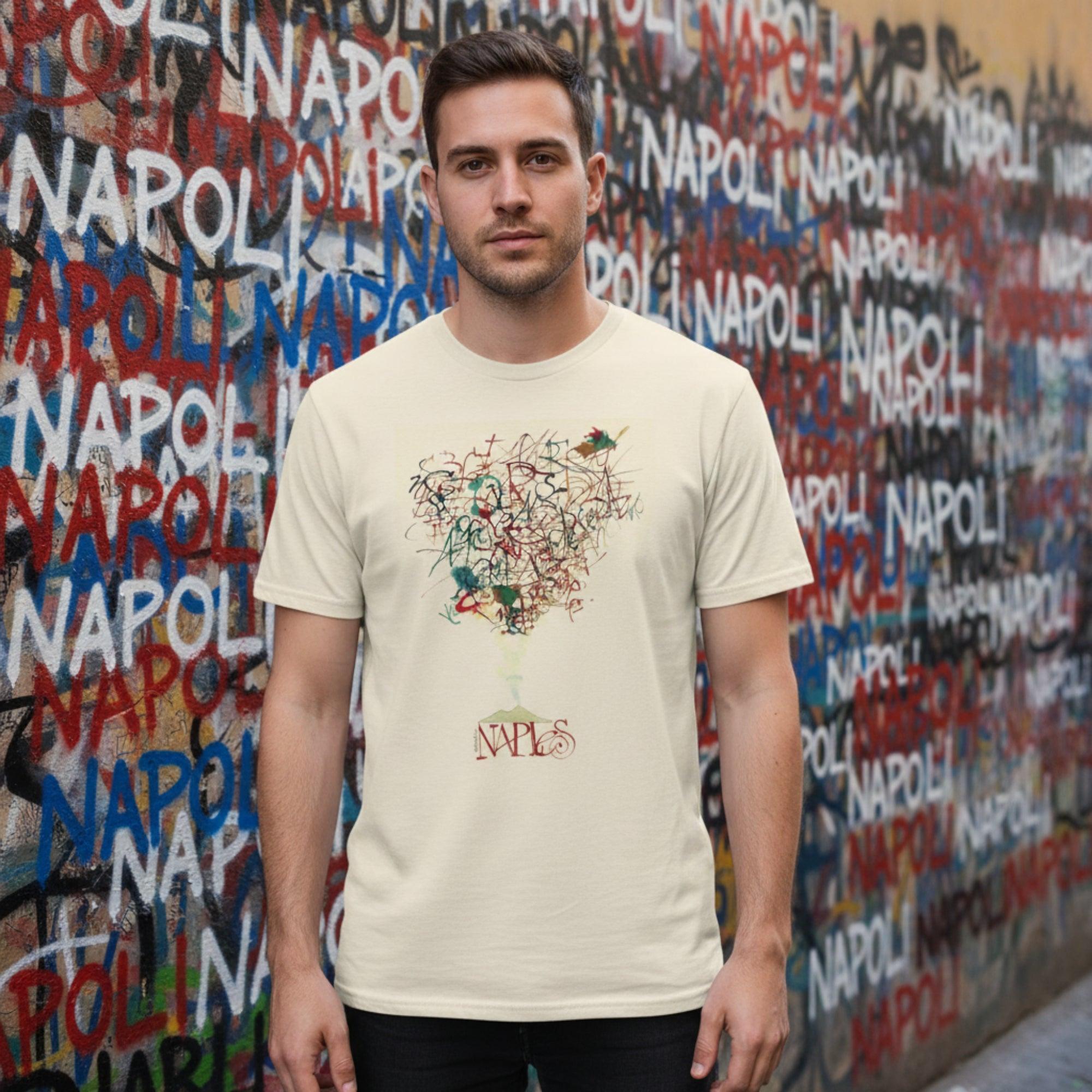 ユニセックスTシャツ「Colore & Calore レタリング – ナポリ