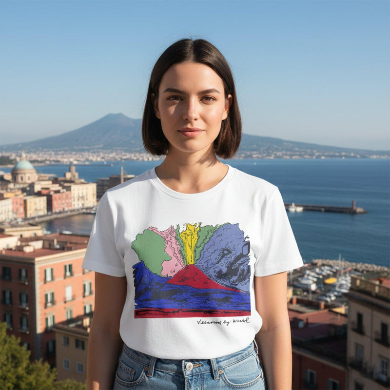 Camiseta para mujer "Vesuvius" de Andy Warhol