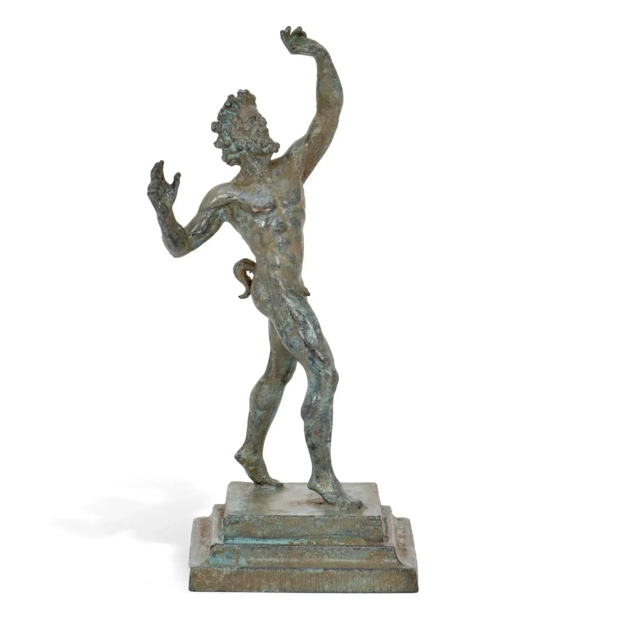 アジアのブロンズ彫刻 踊る人物像 約30cm ファウノ・ダンザンテ・ポンペイ - ブロンズ製置物 12,5 cm – Museum