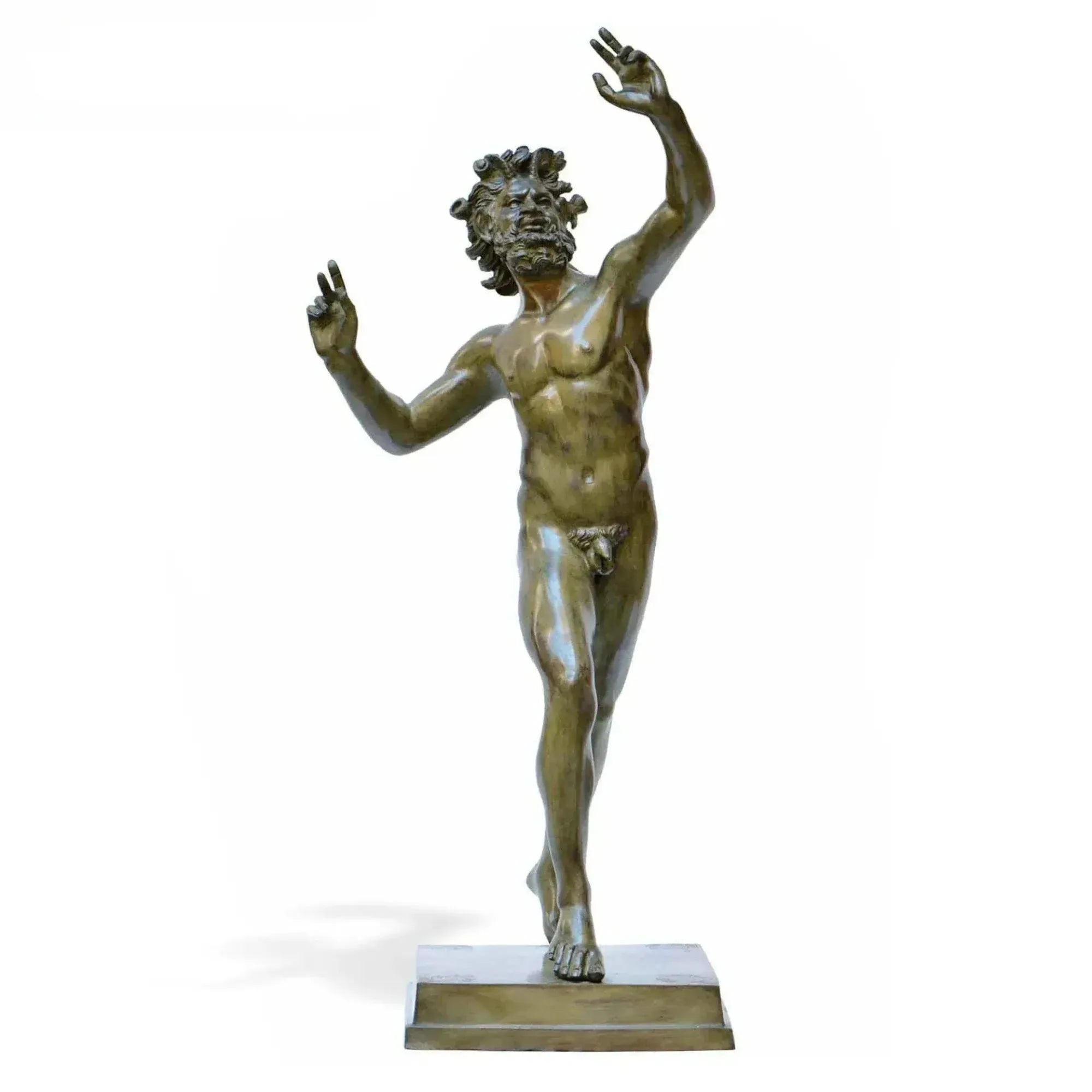 ファウノ・ダンザンテ・ポンペイ - ブロンズ製彫像 85 cm – Museum