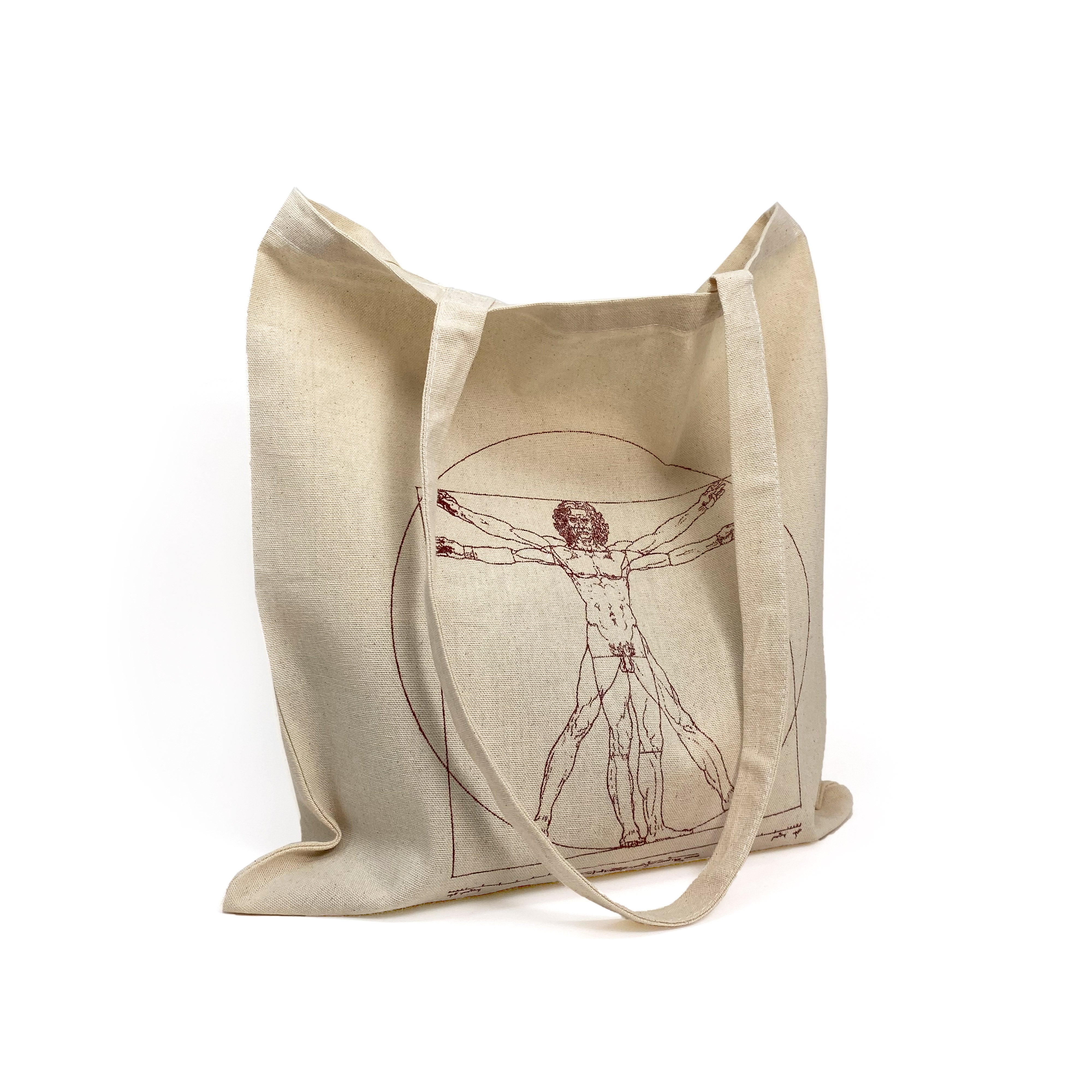 Vitruvian Man Shopper – Eco Cotton Bag Museum Shop – Museum Shop