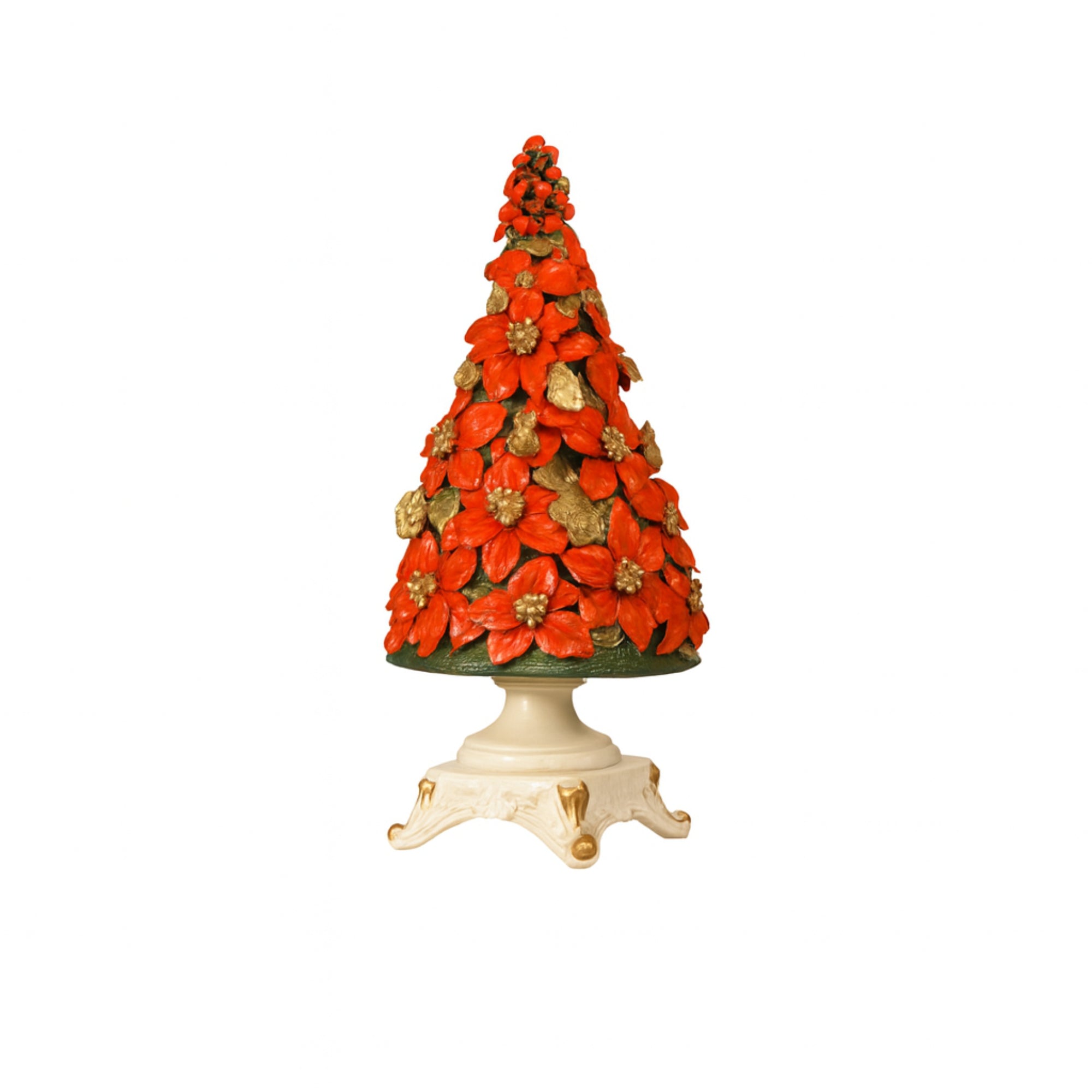 カポディモンテ磁器のクリスマスツリー 34 cm – Museum Shop Italy