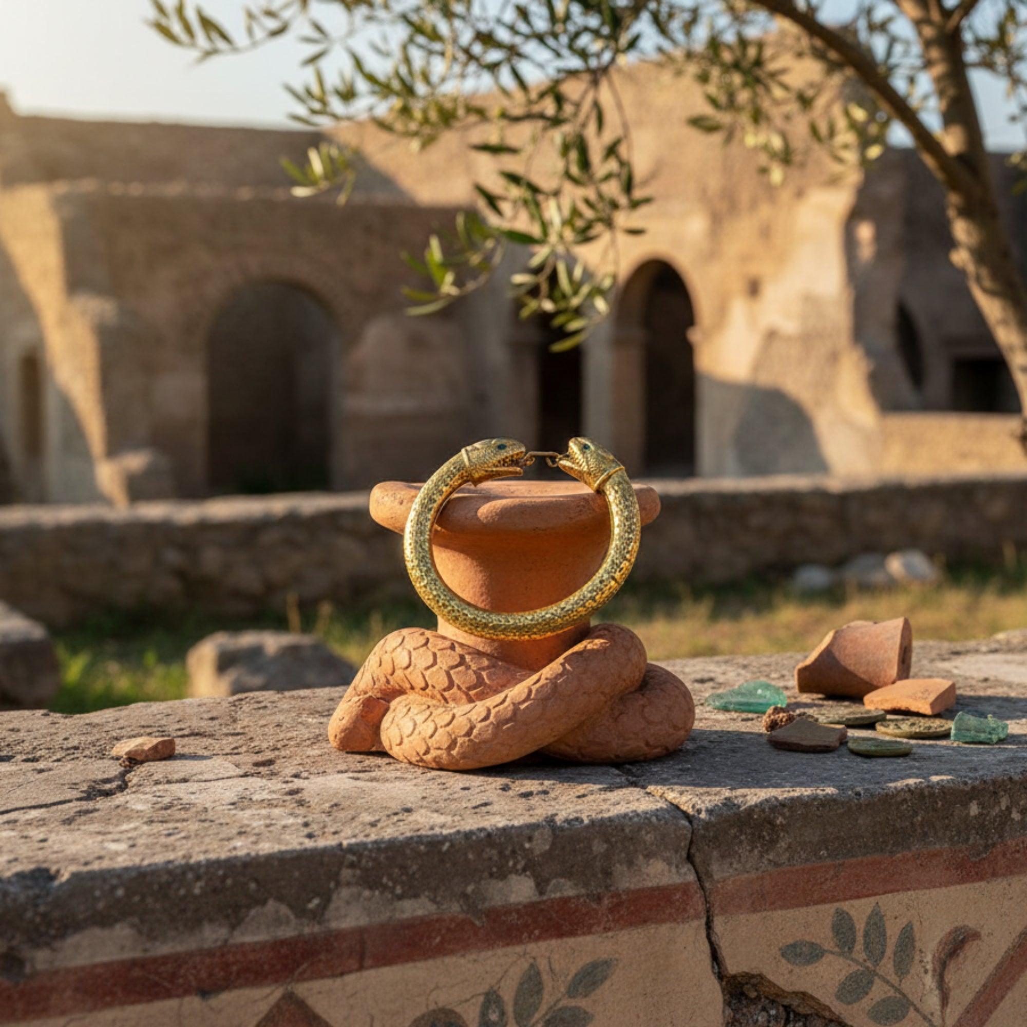 Armilla - ローマ風の蛇の形のブレスレット – Museum Shop Italy