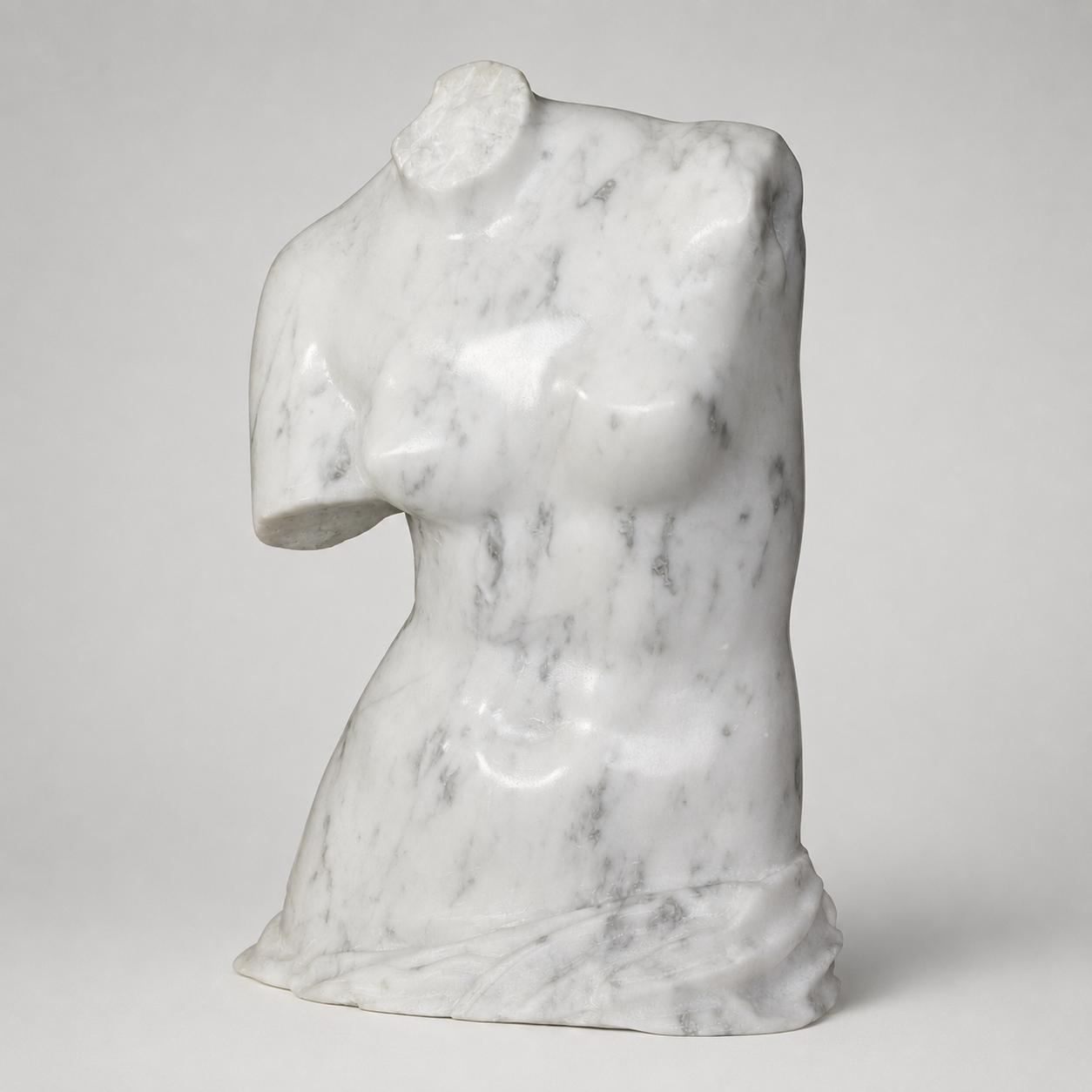 Venus de Milo (Venus Fragment) - Bust in Carrara Marble 28 cm