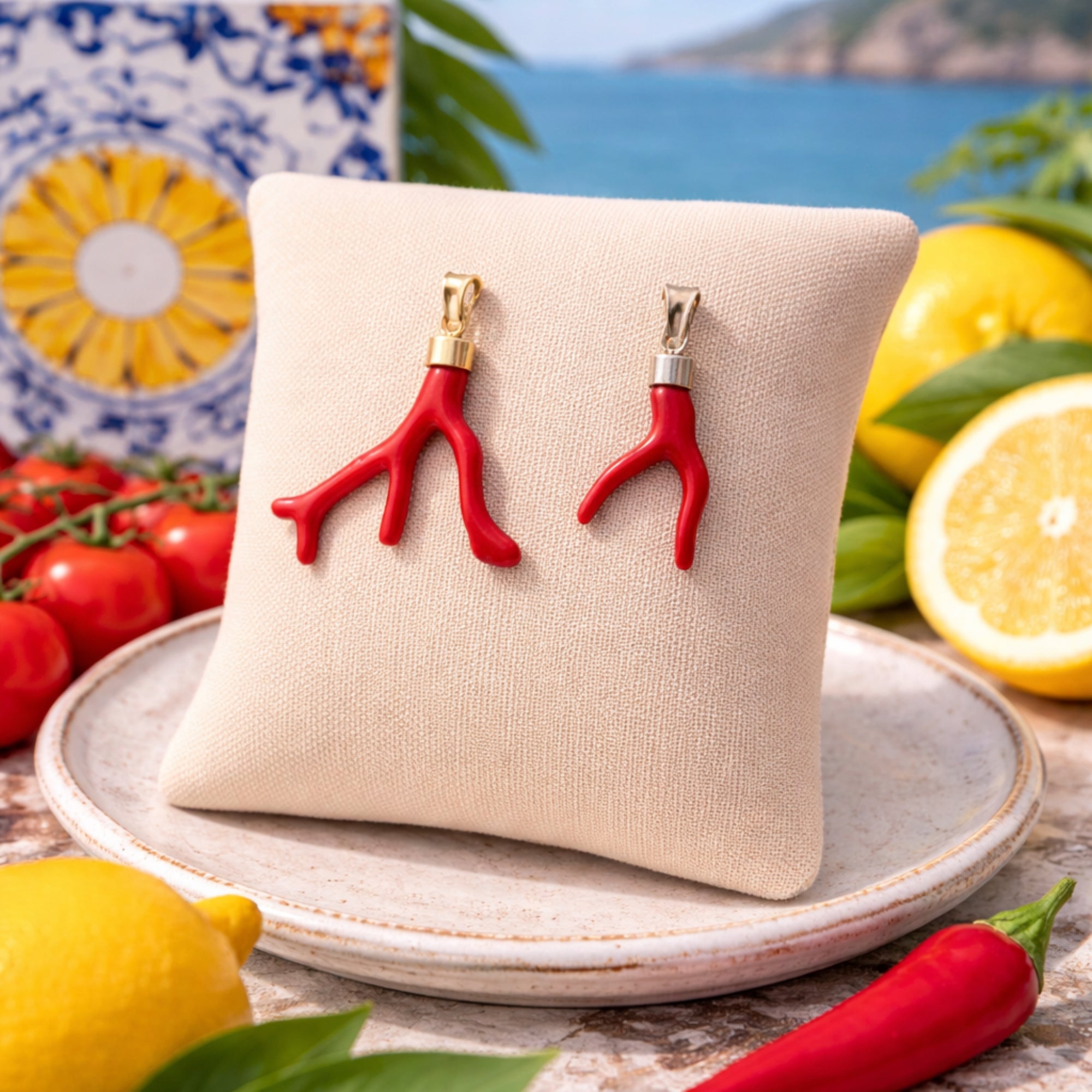 Кулон Раметти из коралла