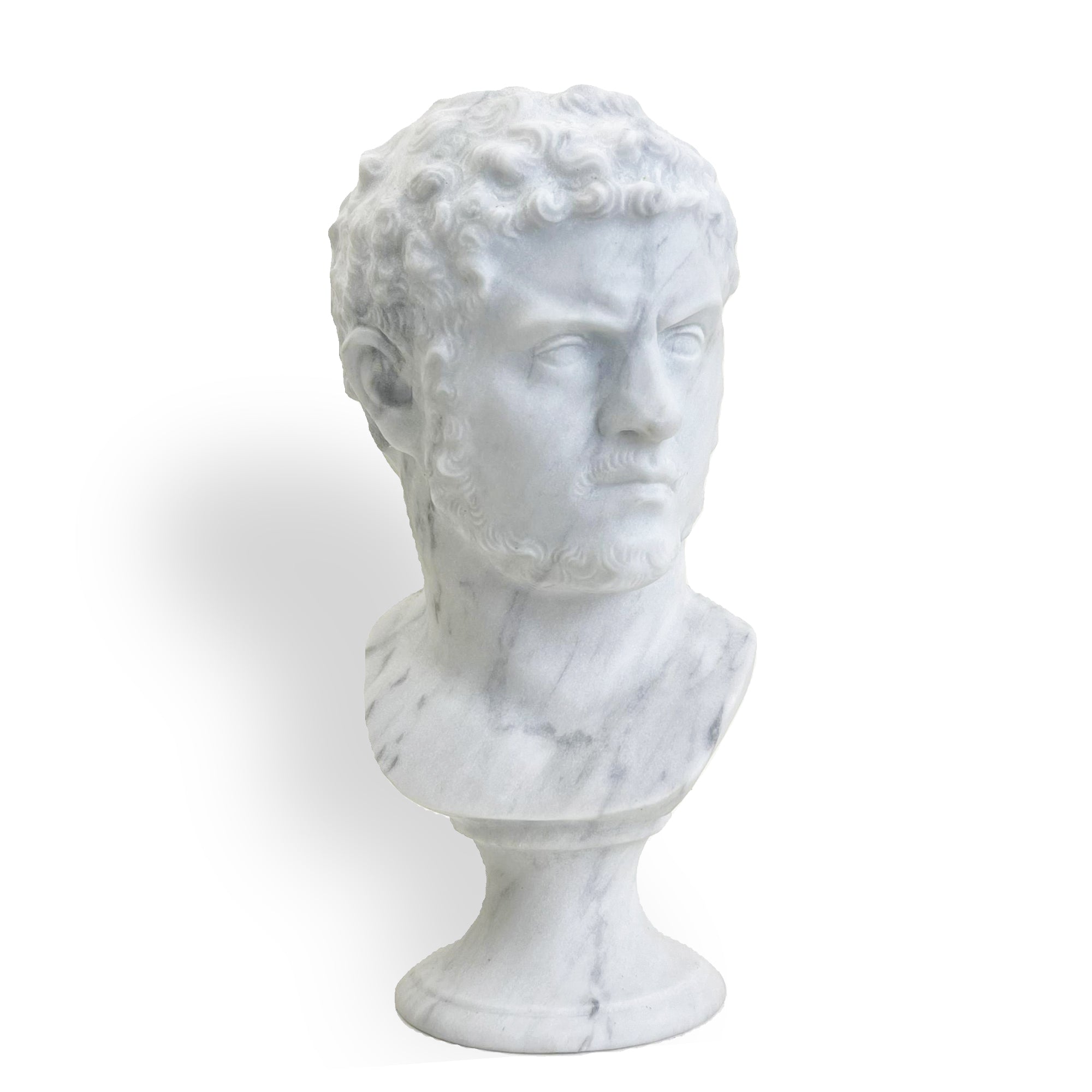 カラカラ - カッラーラ大理石彫刻の頭部 26 cm – Museum Shop Italy