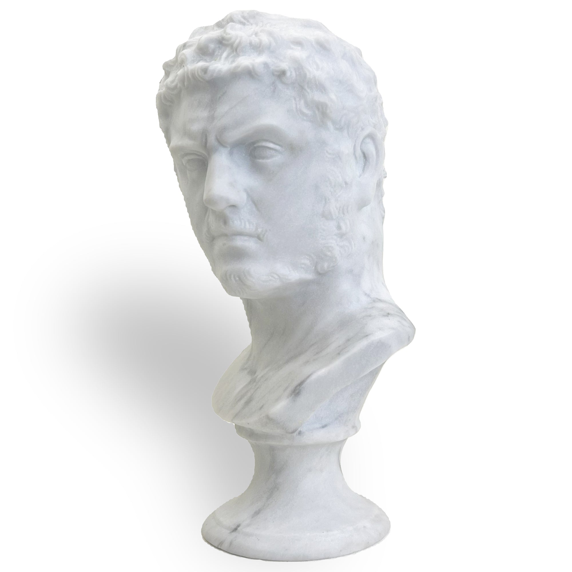 カラカラ - カッラーラ大理石彫刻の頭部 26 cm – Museum Shop Italy