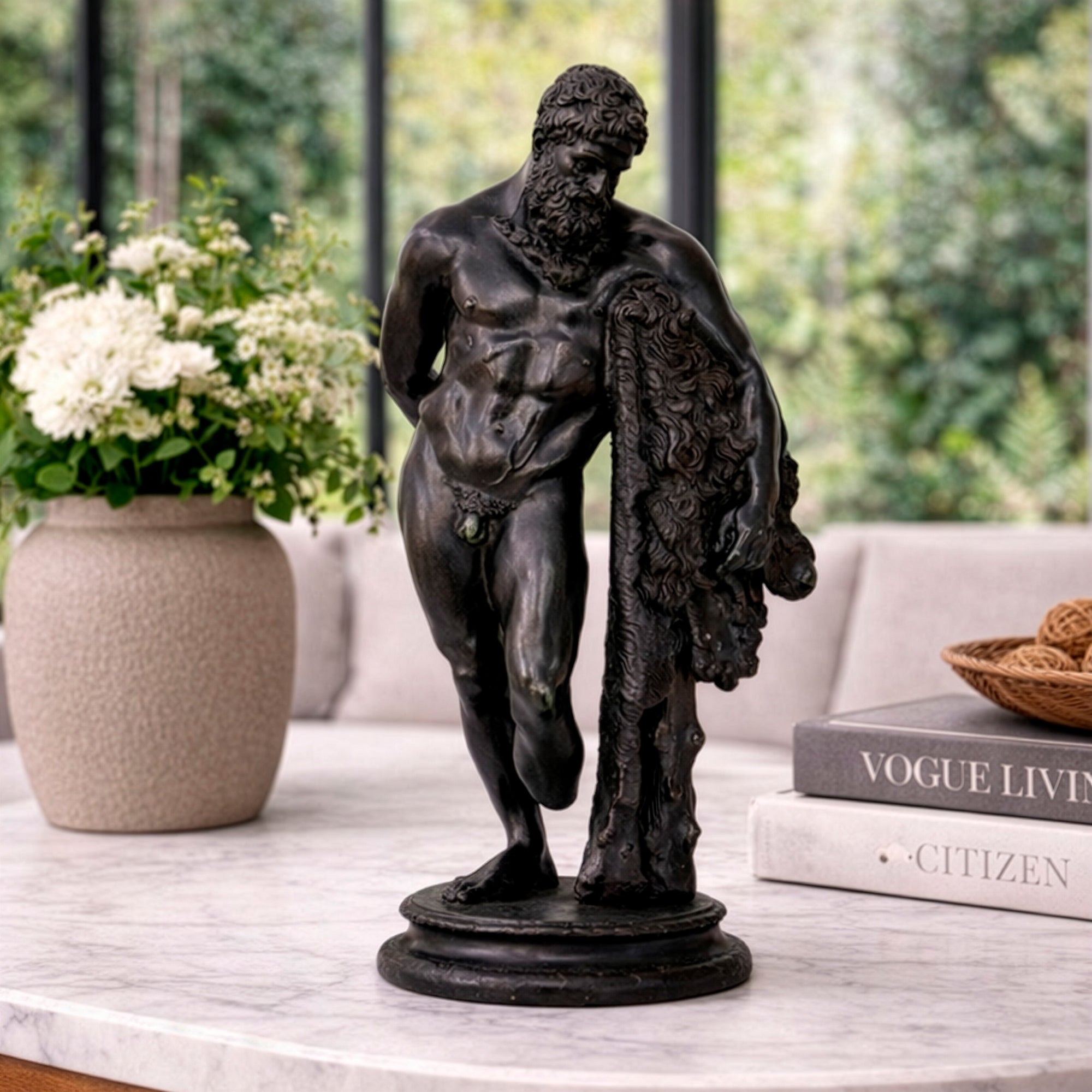 Bronzestatue des Farnese-Herkules