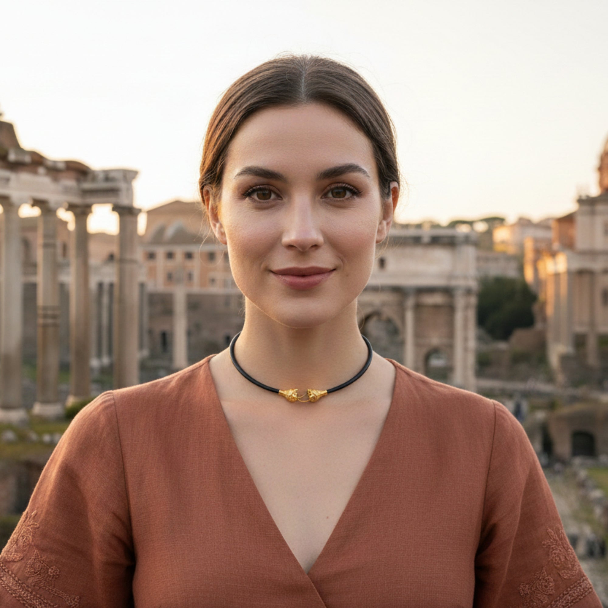 波姆佩伊獅首項鍊