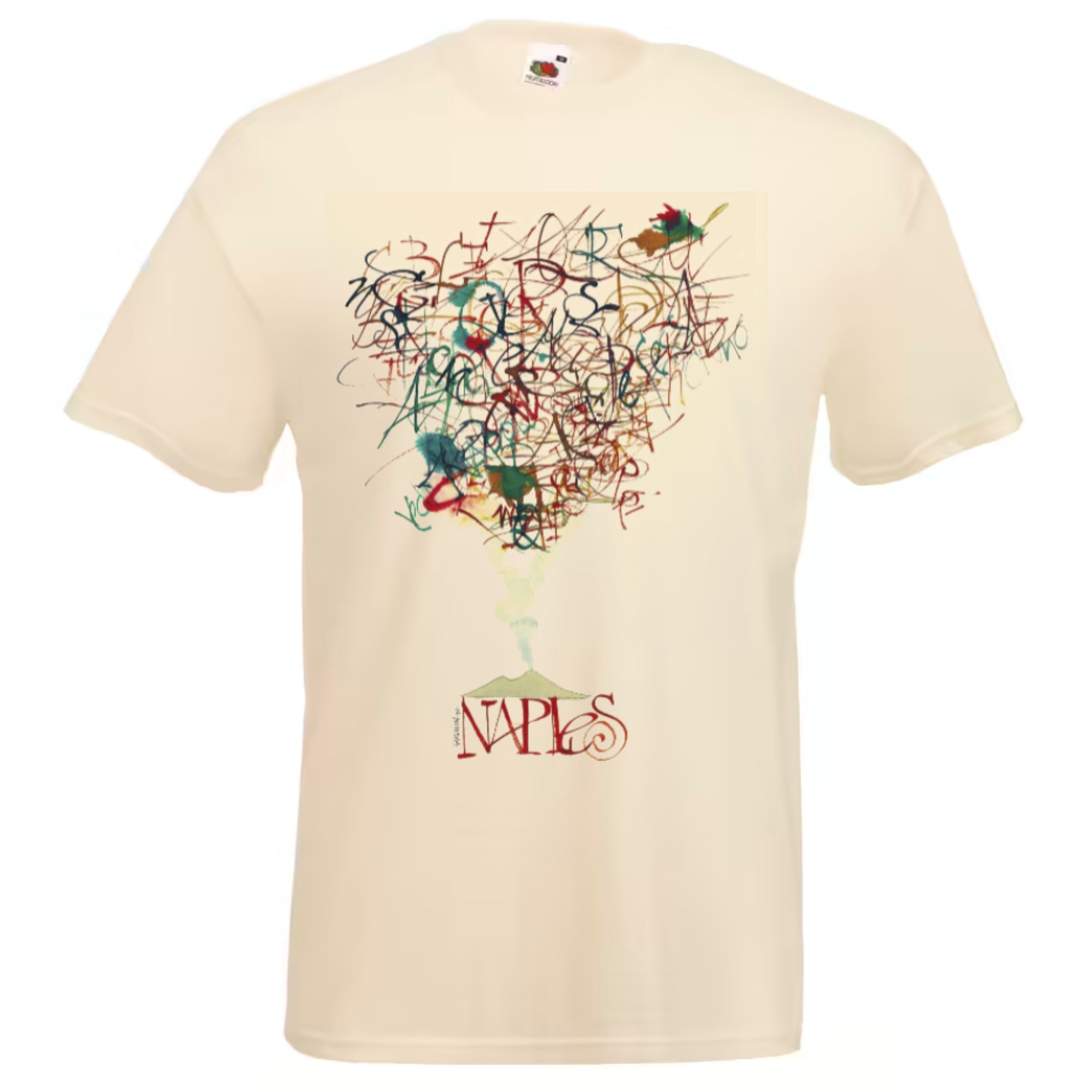 ユニセックスTシャツ「Colore & Calore レタリング – ナポリ
