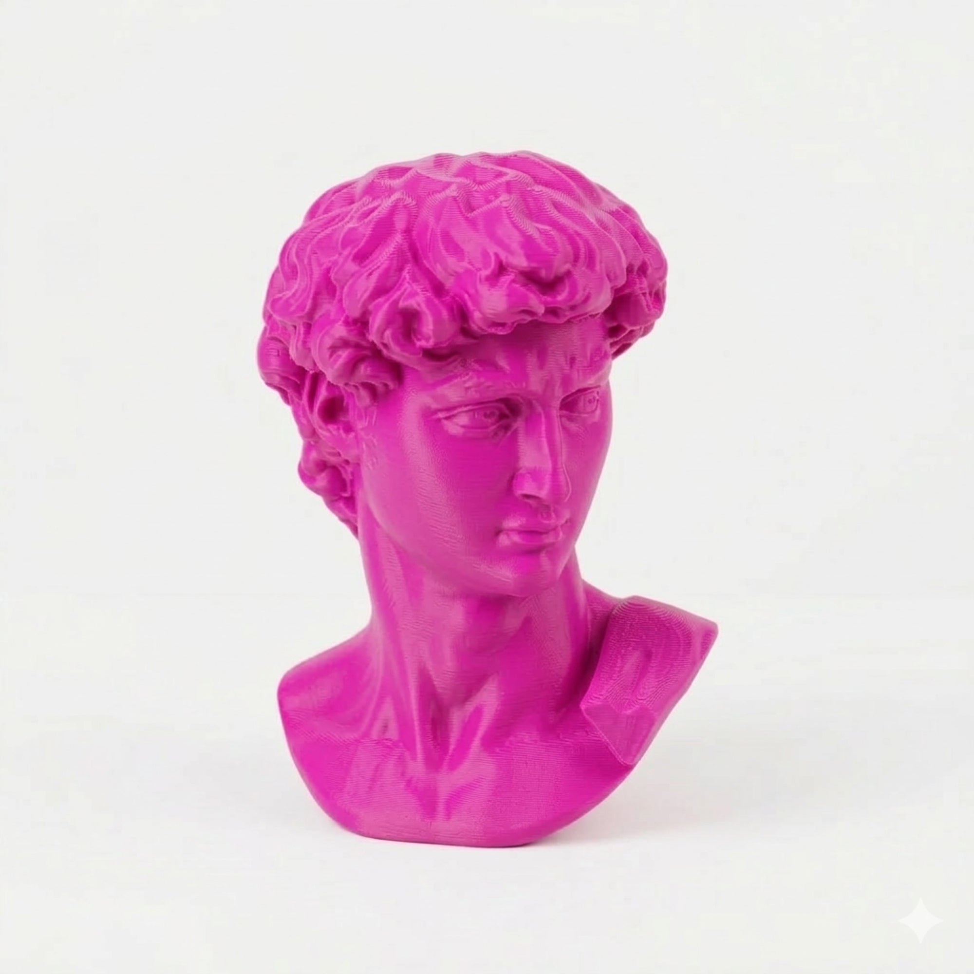 ダビデの頭部 15cm、3Dアートデザインのレプリカ – Museum Shop Italy