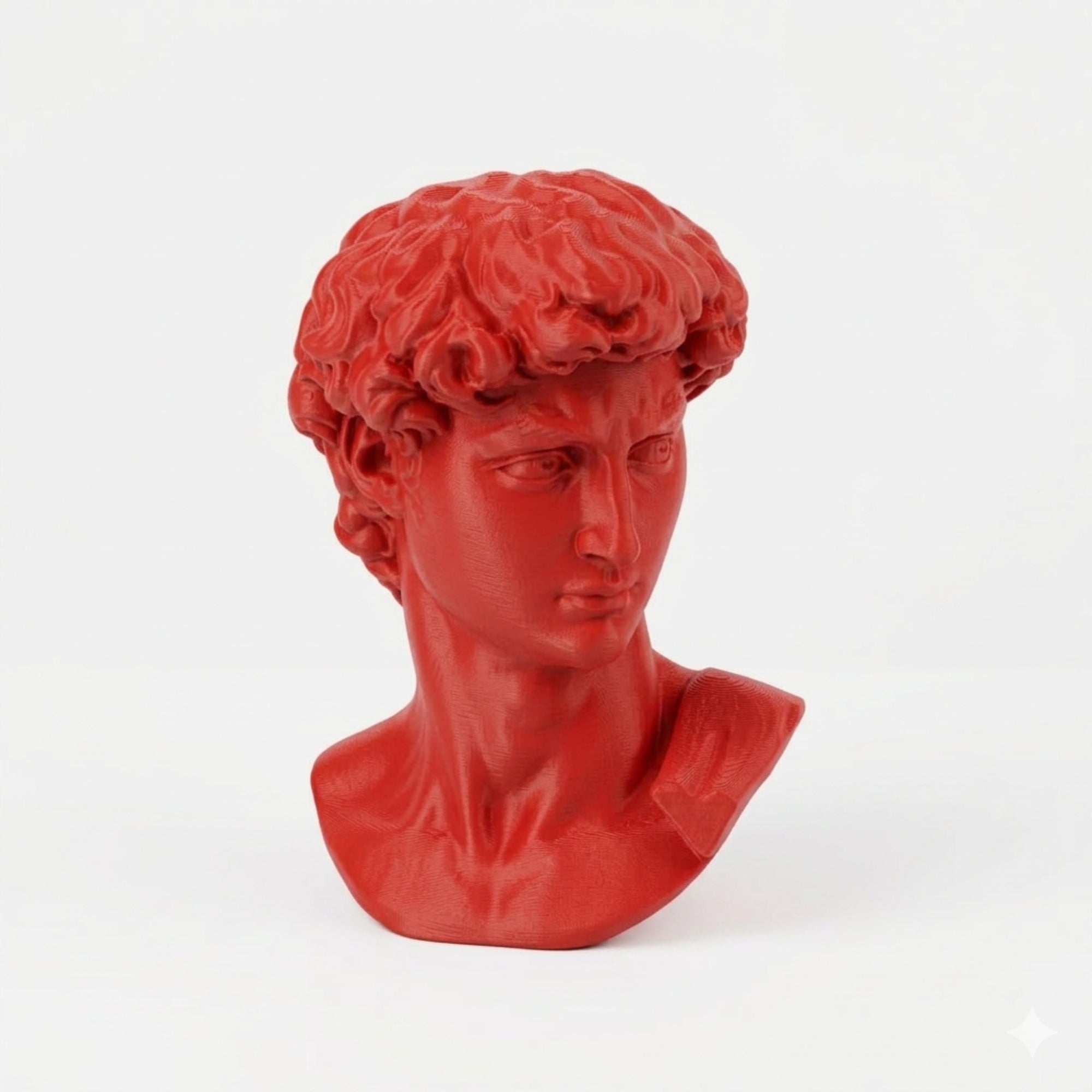 ダビデの頭部 15cm、3Dアートデザインのレプリカ – Museum Shop Italy