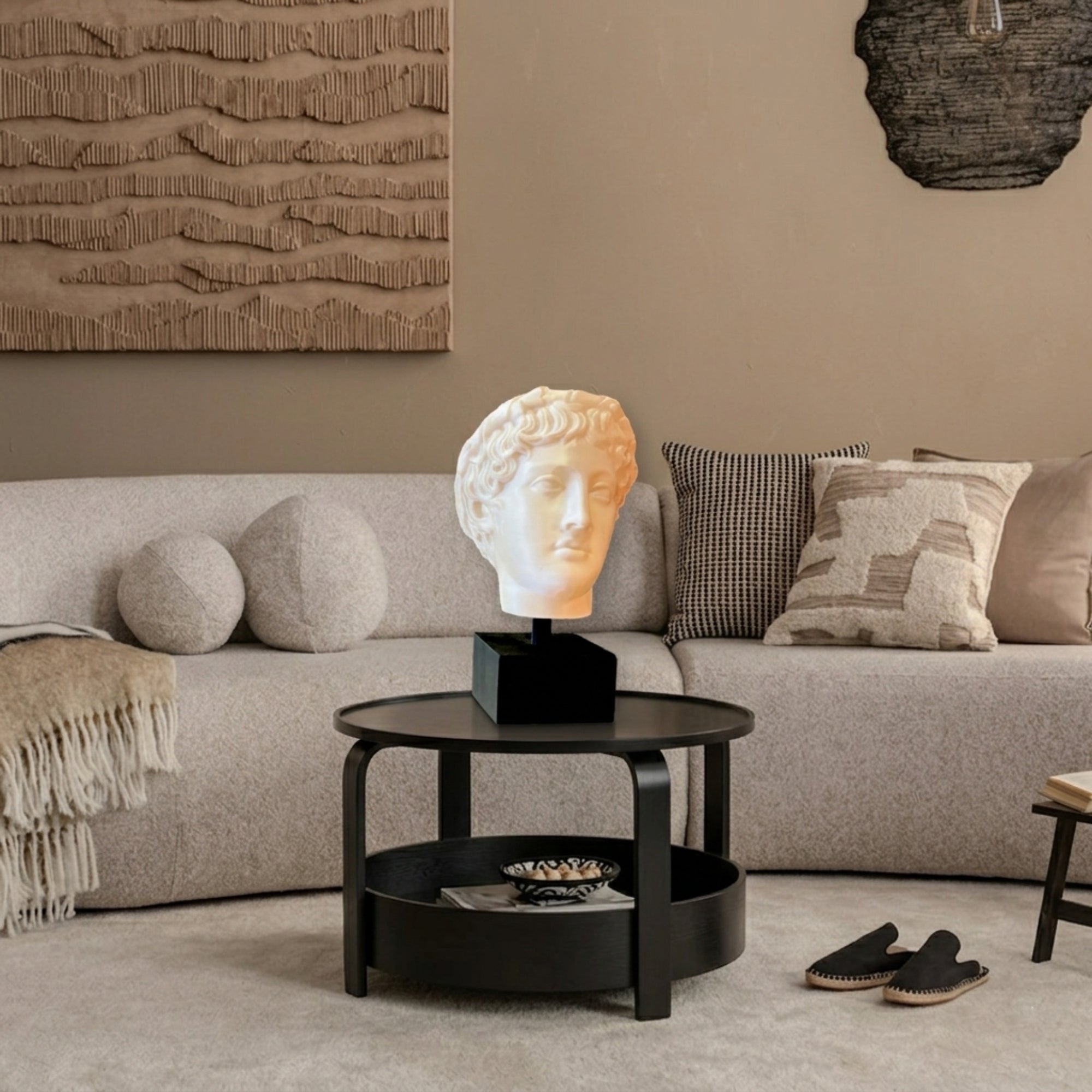 年輕巴克斯的3D頭像