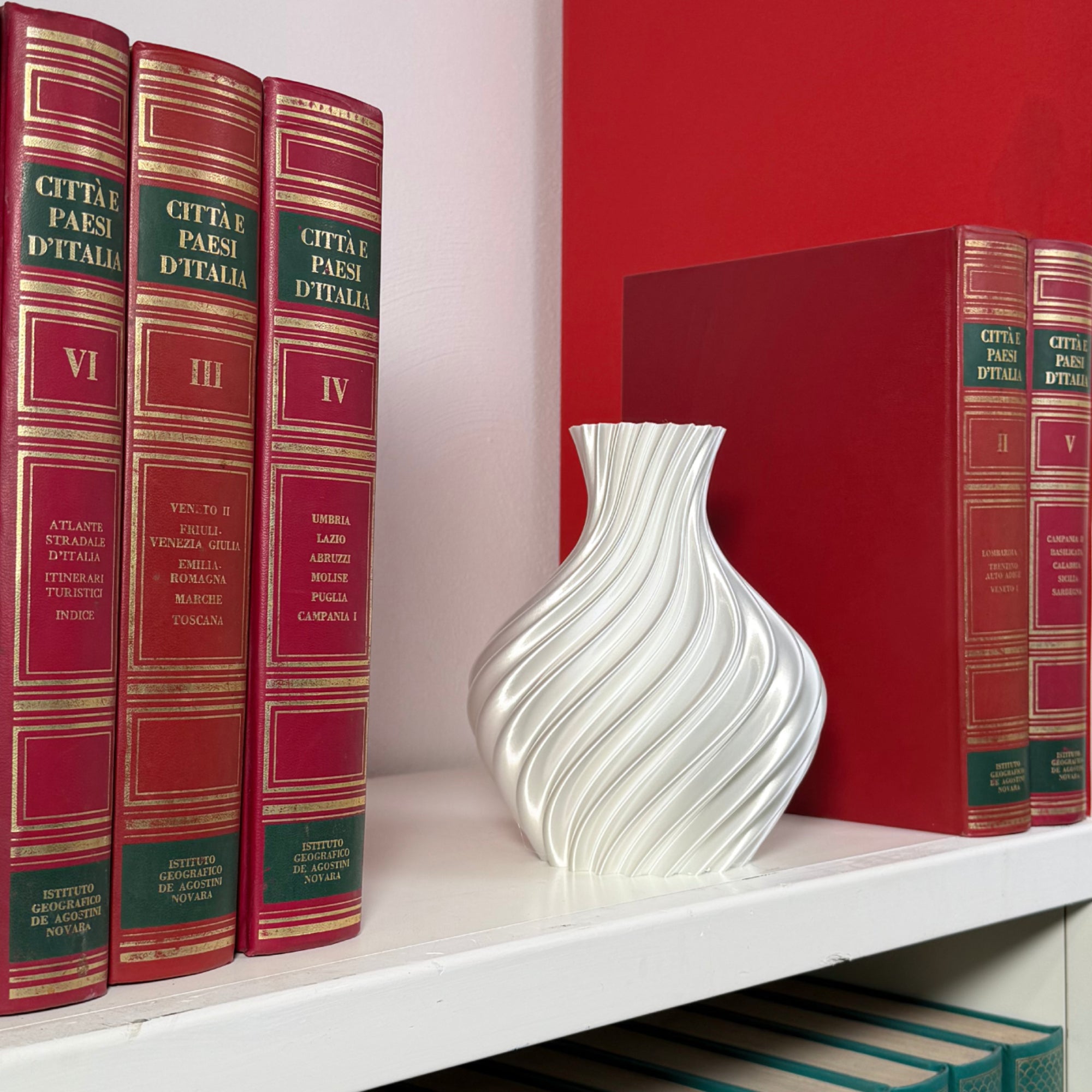 3Dプリント装飾花瓶、モダンなホームデコレーション – Museum Shop Italy