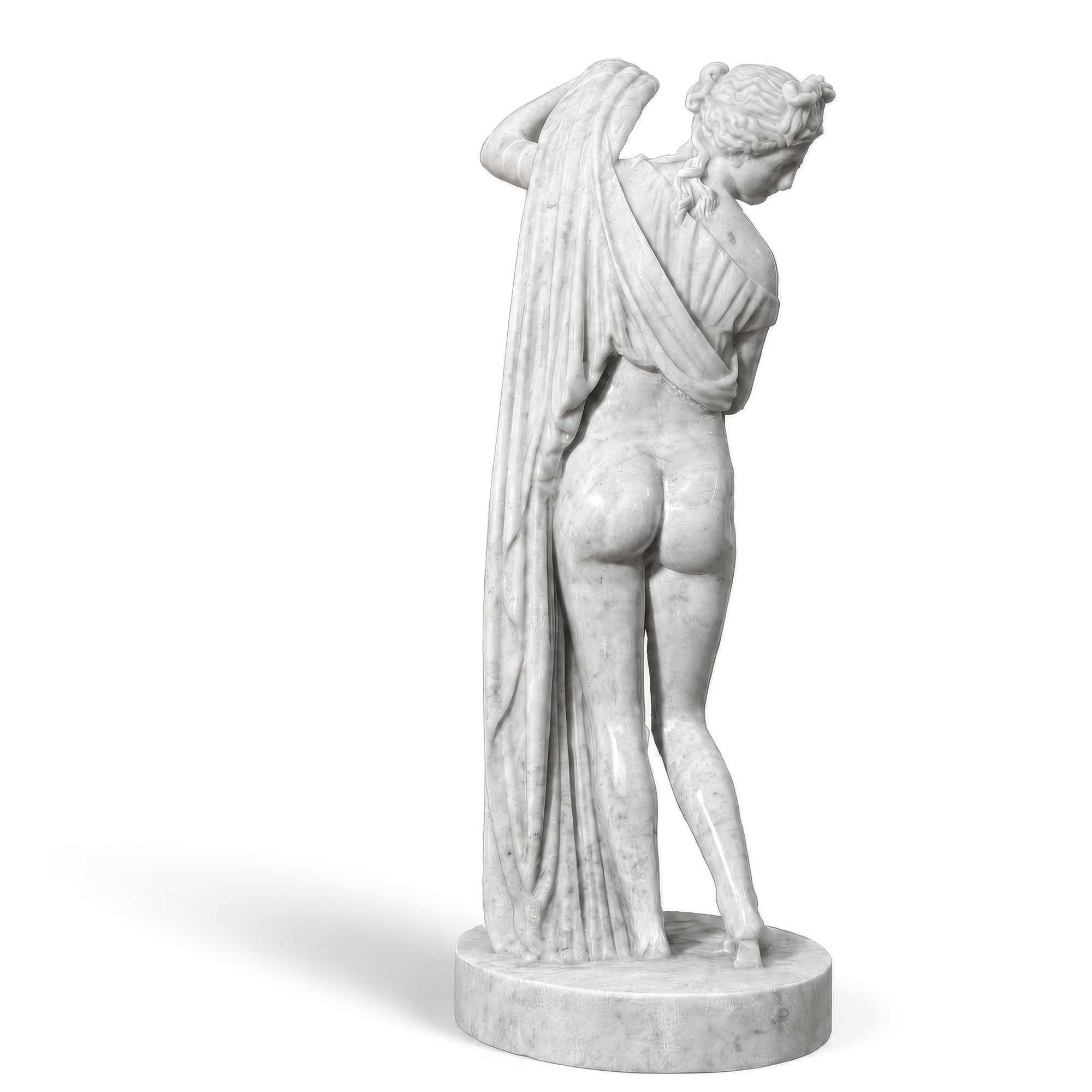 Venere Callipigia in Marmo di Carrara | Scultura 70 cm
