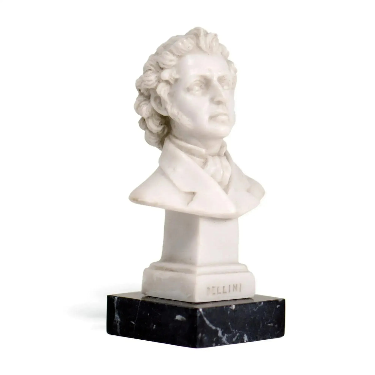 Marmorbüste des Komponisten Vincenzo Bellini.