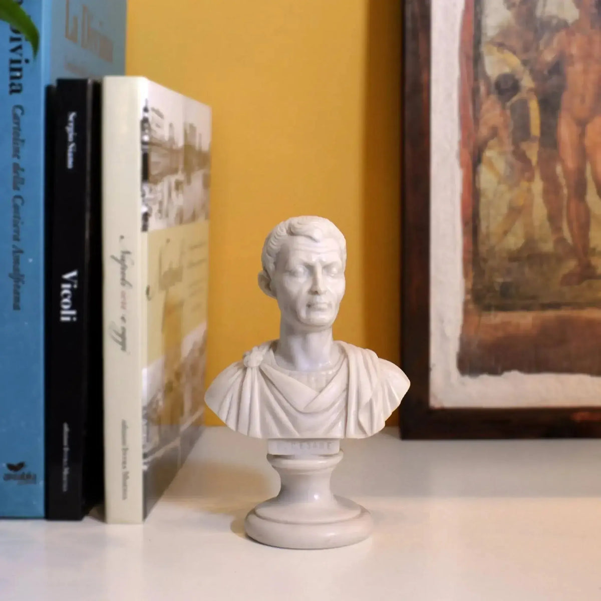 Gaius Julius Caesar: Marmorskulptur.