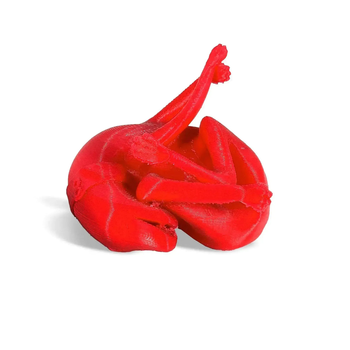 Red 3D Printed Pompeii dog cast