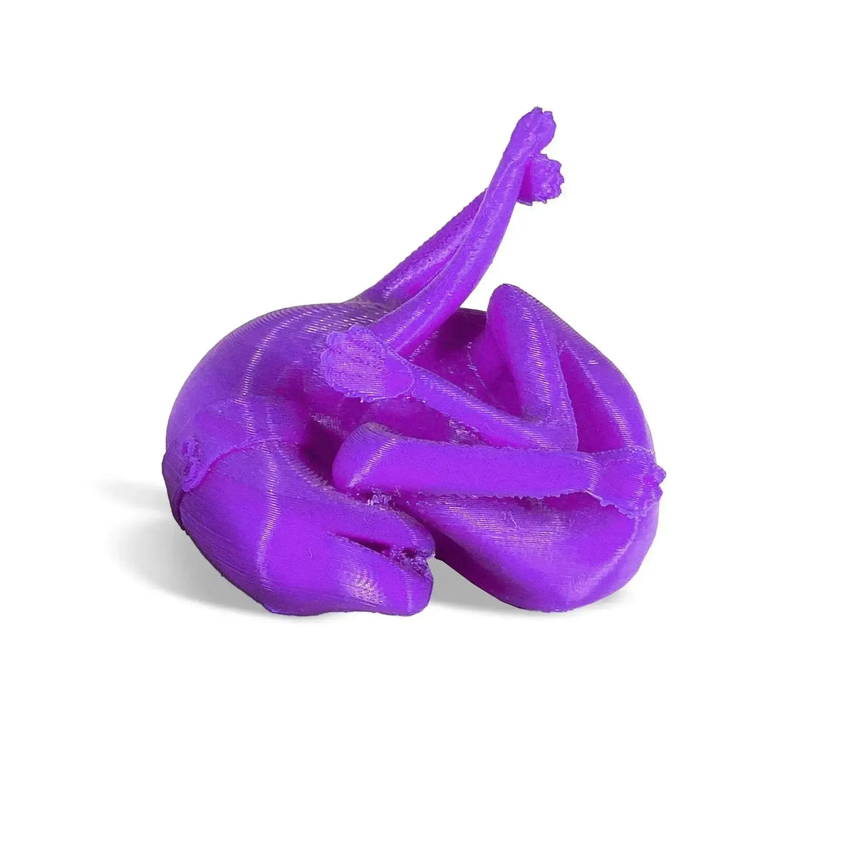 Purple Pompeii dog cast 3D Printed