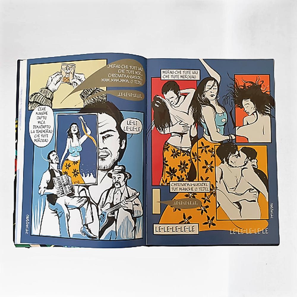 Daniele Sepe Canzoniere Illustrato ist ein wunderschöner Band mit 106 Seiten, der 12 Comics zu 12 Liedern enthält. - Museum-Shop.it
