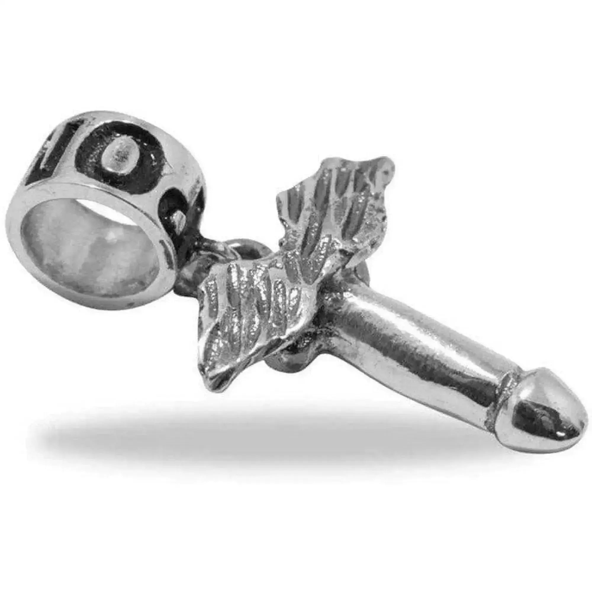 LINSION Pendentif phallus phallique en argent sterling 925 pour homme motard punk TA20 LINSION Pendentif phallus phallique en argent sterling 925 pour homme motard punk TA20