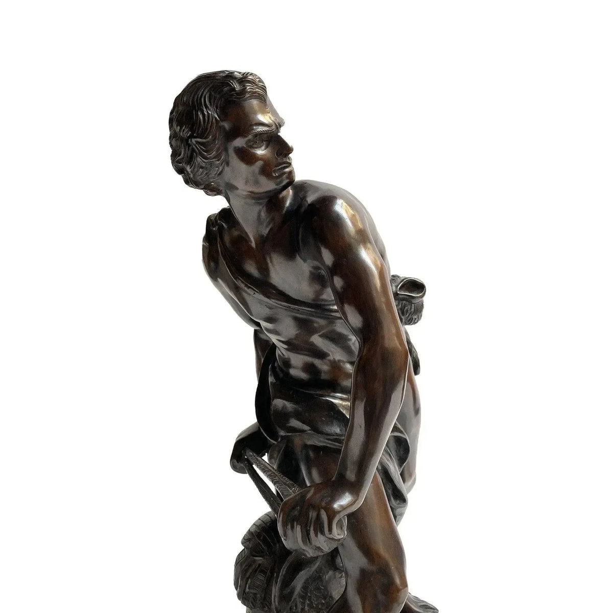 Reproduction en bronze du David du Bernin ; Premier étage. 
