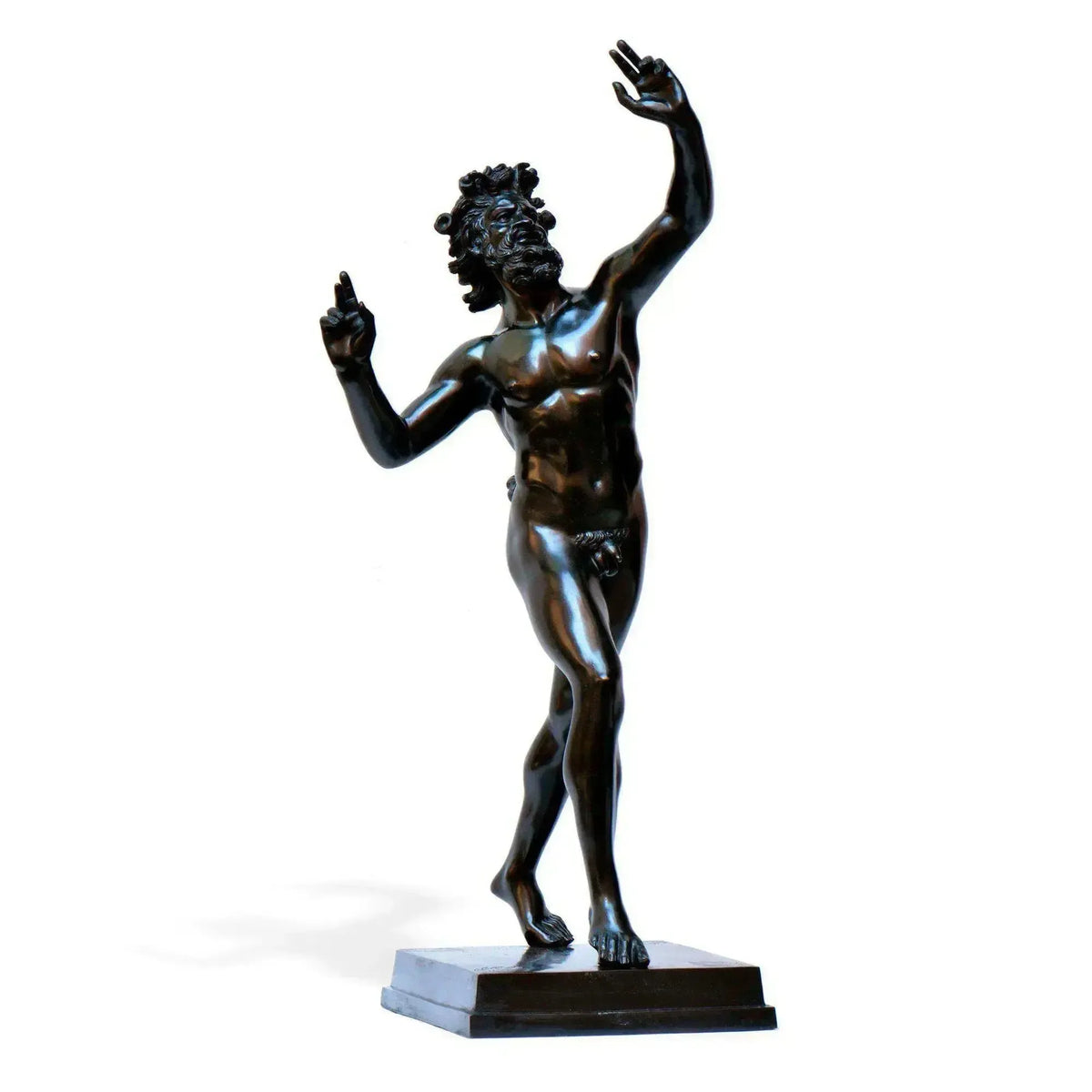 Statue du faune dansant de Pompéi - faune dansant de Pompéi
