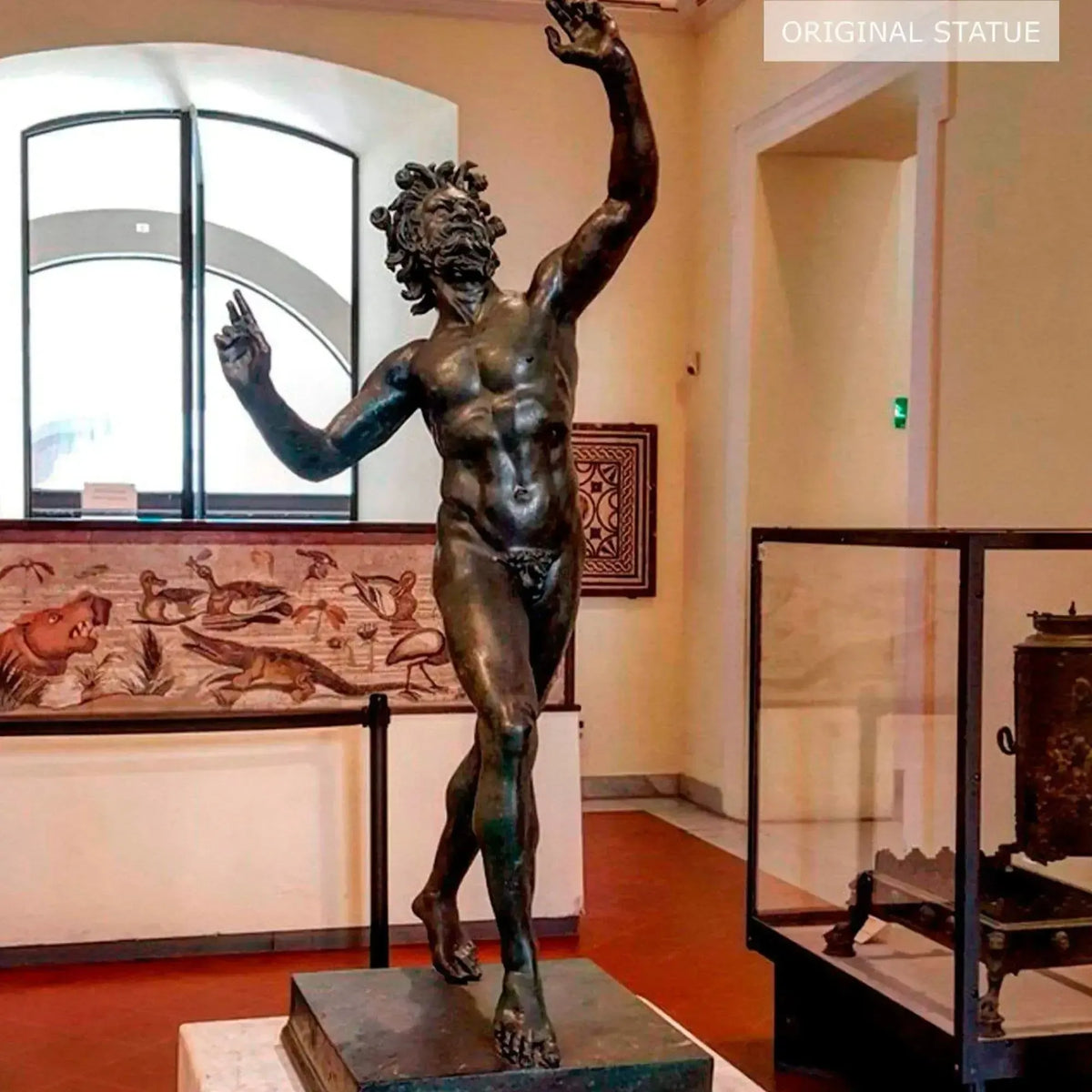 Tanzender Faun von Pompeji, Ausstellung: Nationales Archäologisches Museum von Neapel 