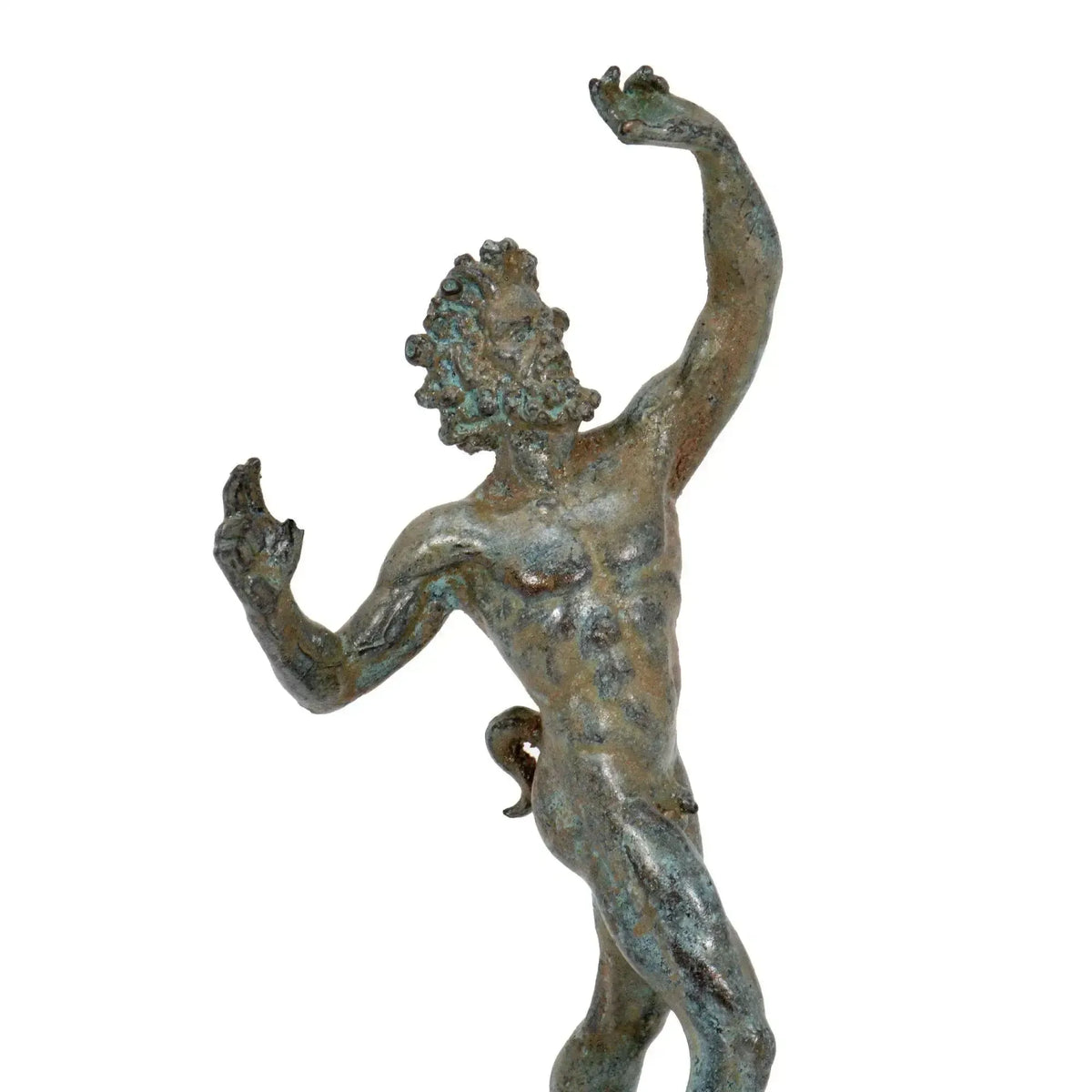 Tanzender Faun von Pompeji in Bronze, Statuette