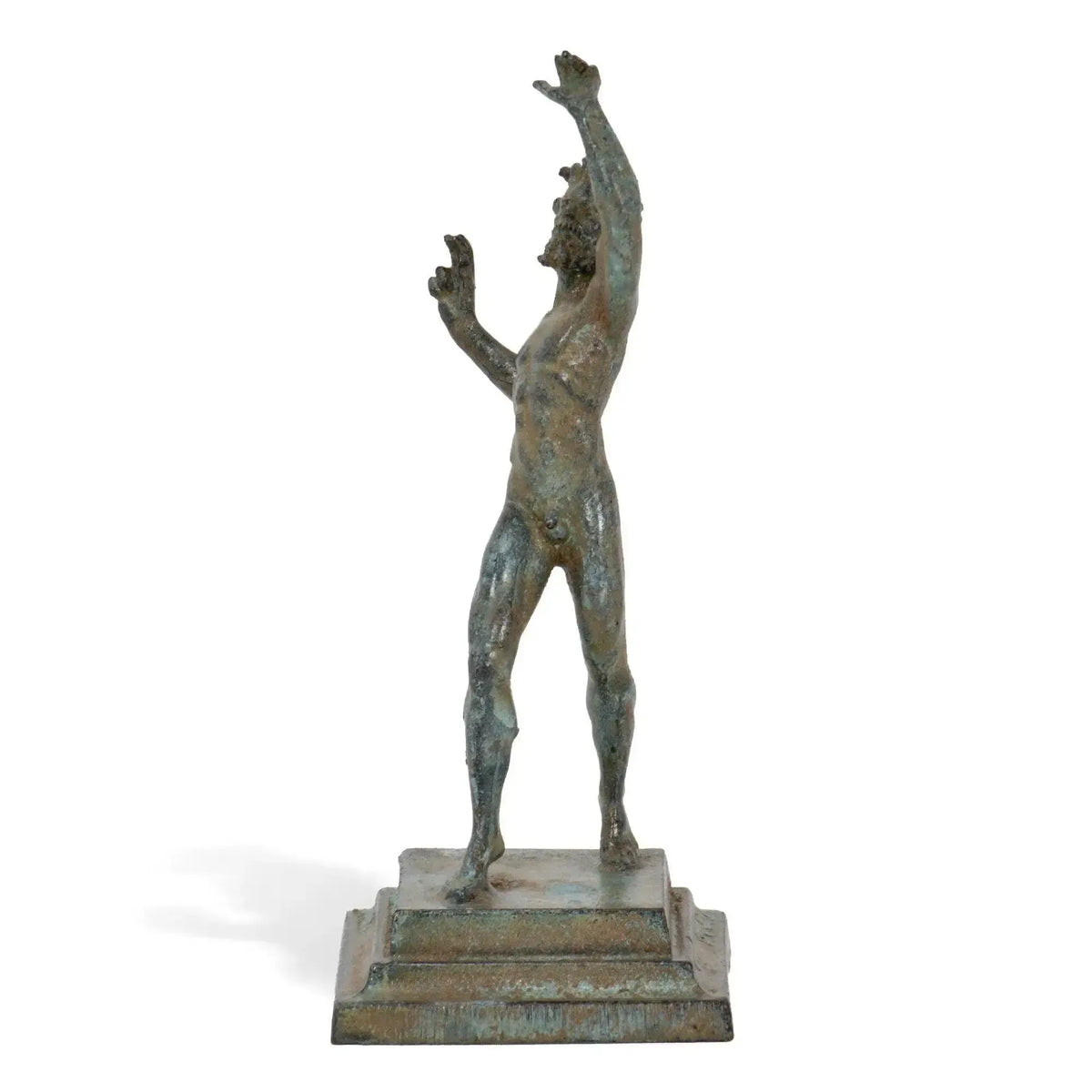Tanzender Faun, Bronzestatuette aus Pompeji