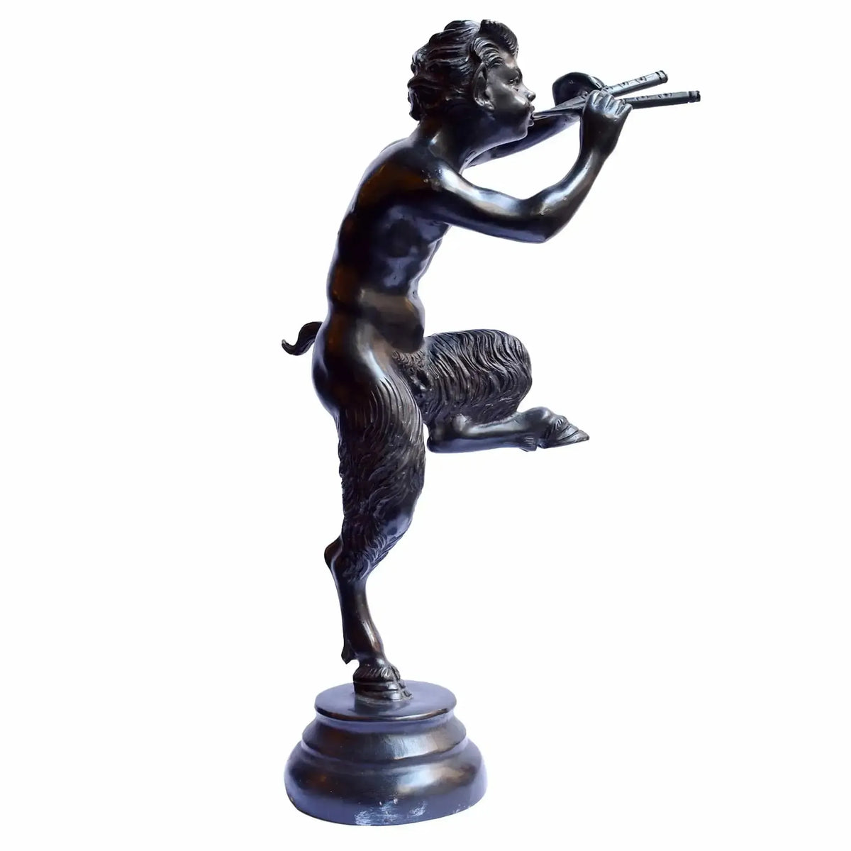 Faun-Bronzestatue 40,5 cm