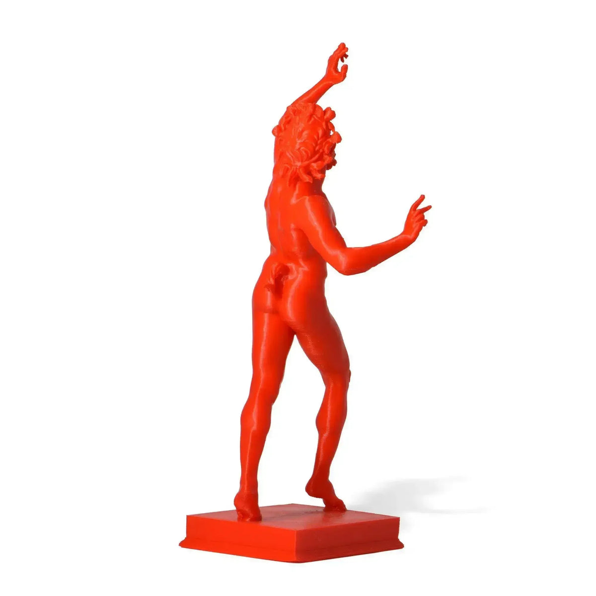 Dreidimensional gedruckter tanzender Faun von Pompeji