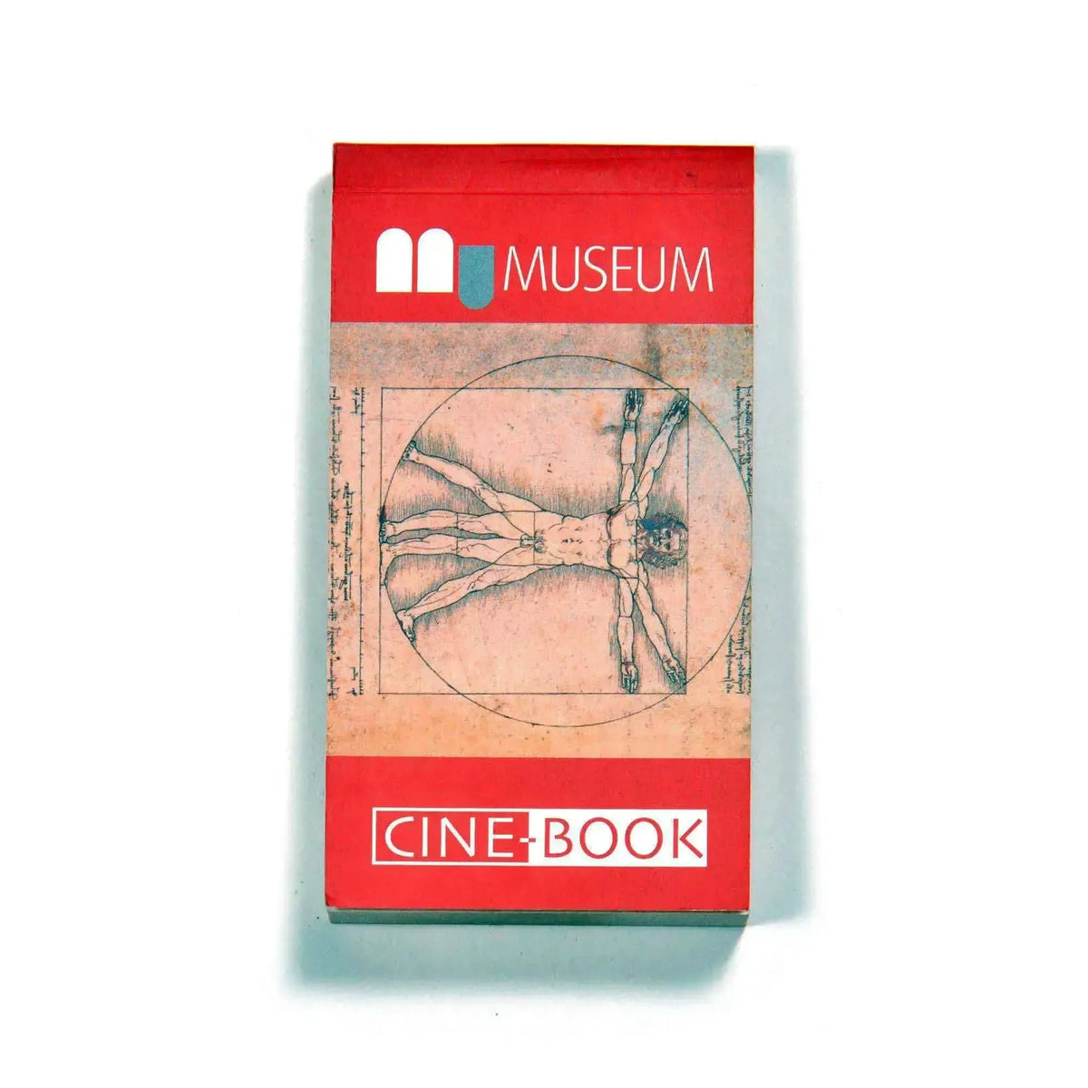 Animiertes Buch: Flipbook „Vitruvian Man“ von Leonardo da Vinci.