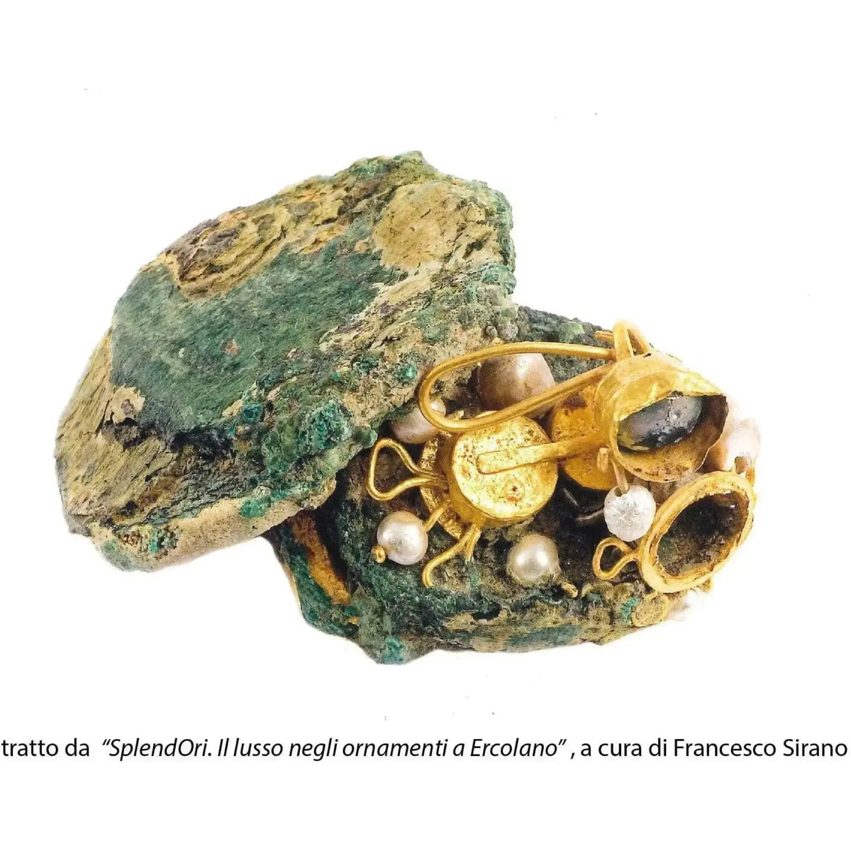 Anillo doble cabeza de serpiente en plata 925 chapada en oro de 18K, Pompeya