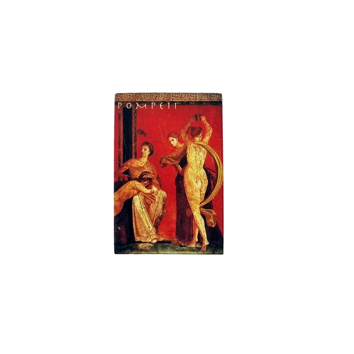 Eraser decorated with fresco from the Villa of the Mysteries – Dionysian scene from Pompeii