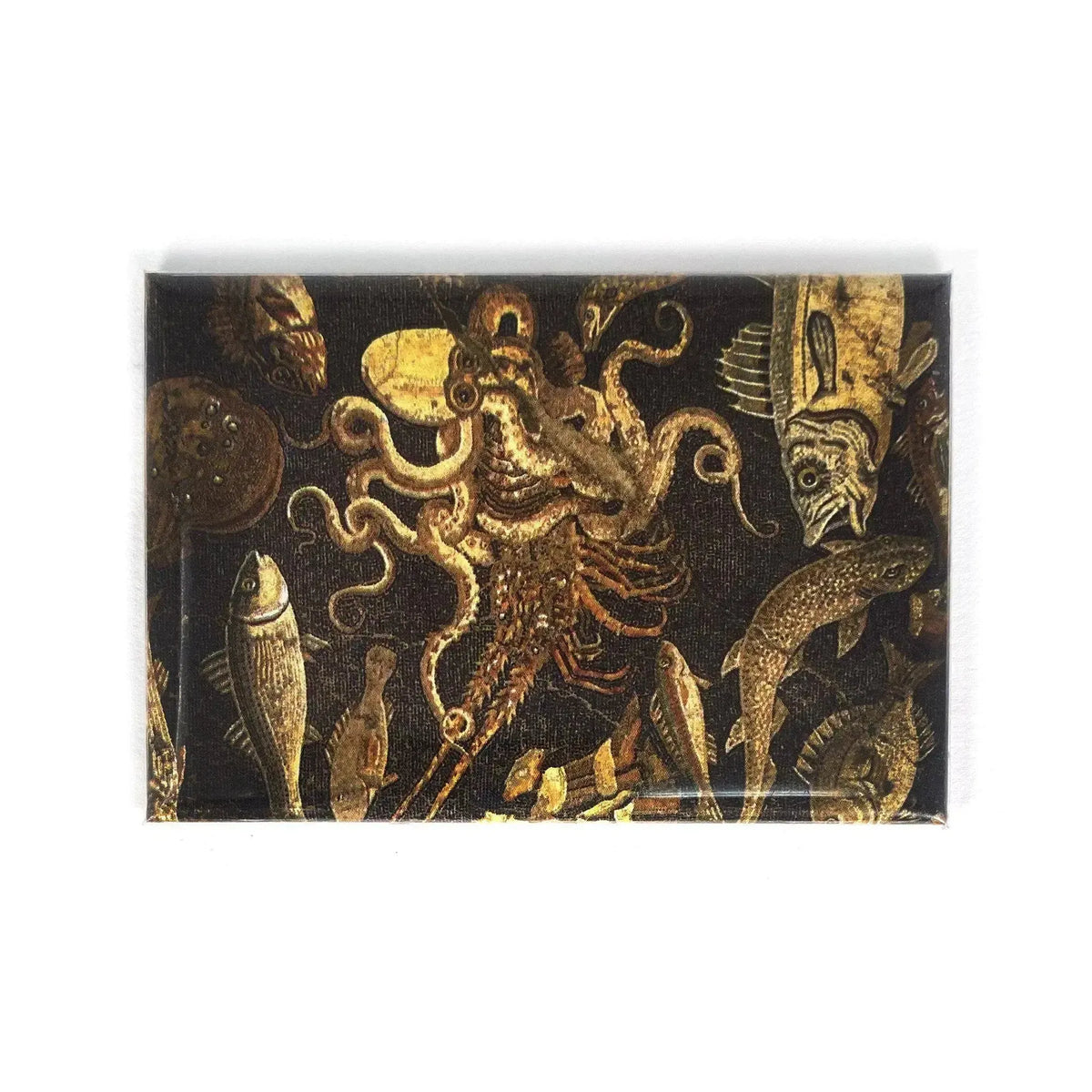 Mosaikmagnet der Meeresfauna aus dem Haus des Fauns in Pompeji.