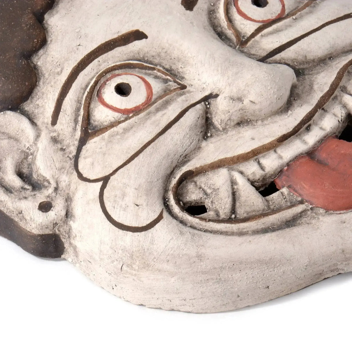 Greek terracotta gorgon mask