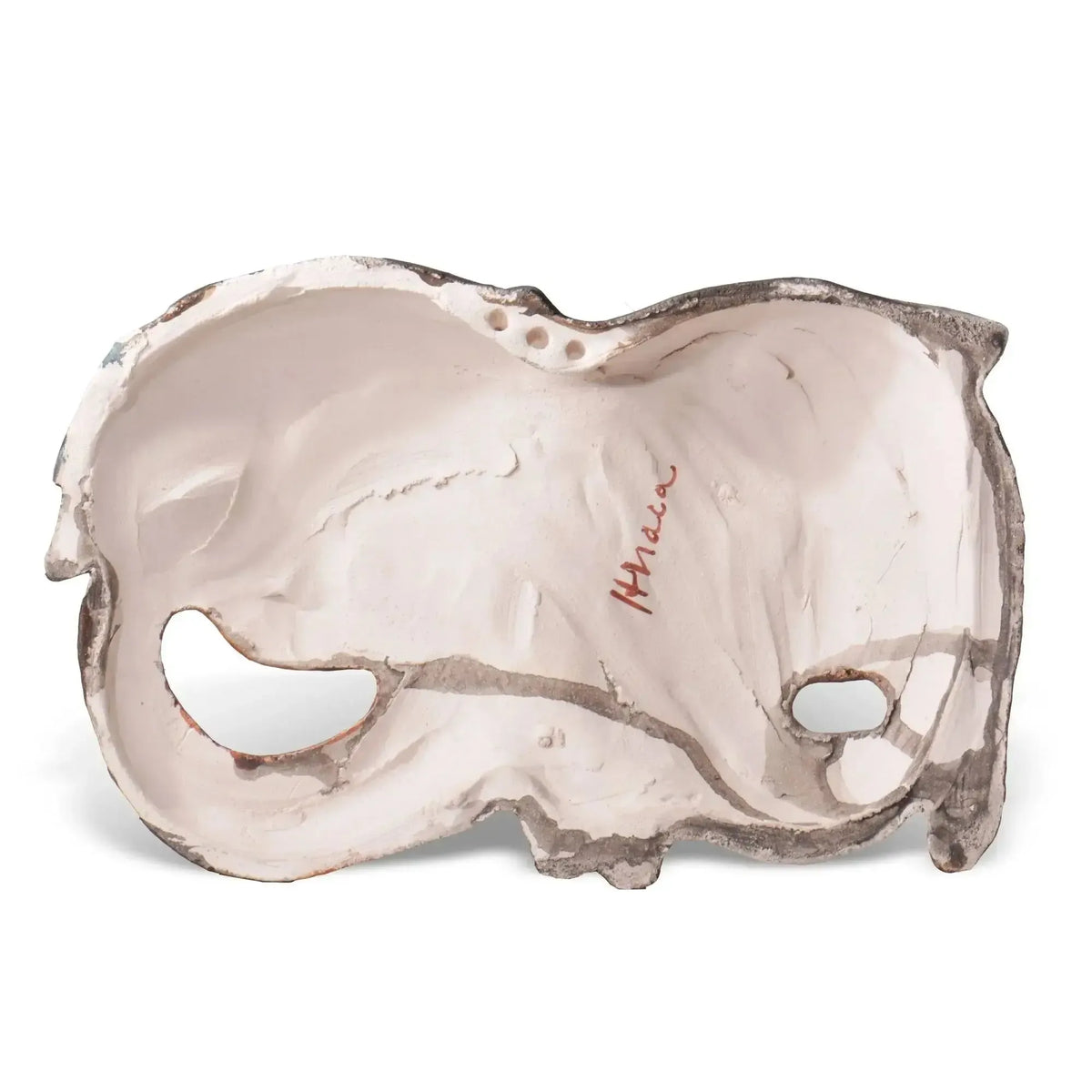 Komödien- und Tragödienmasken aus Terrakotta aus dem Herculaneum-Theater