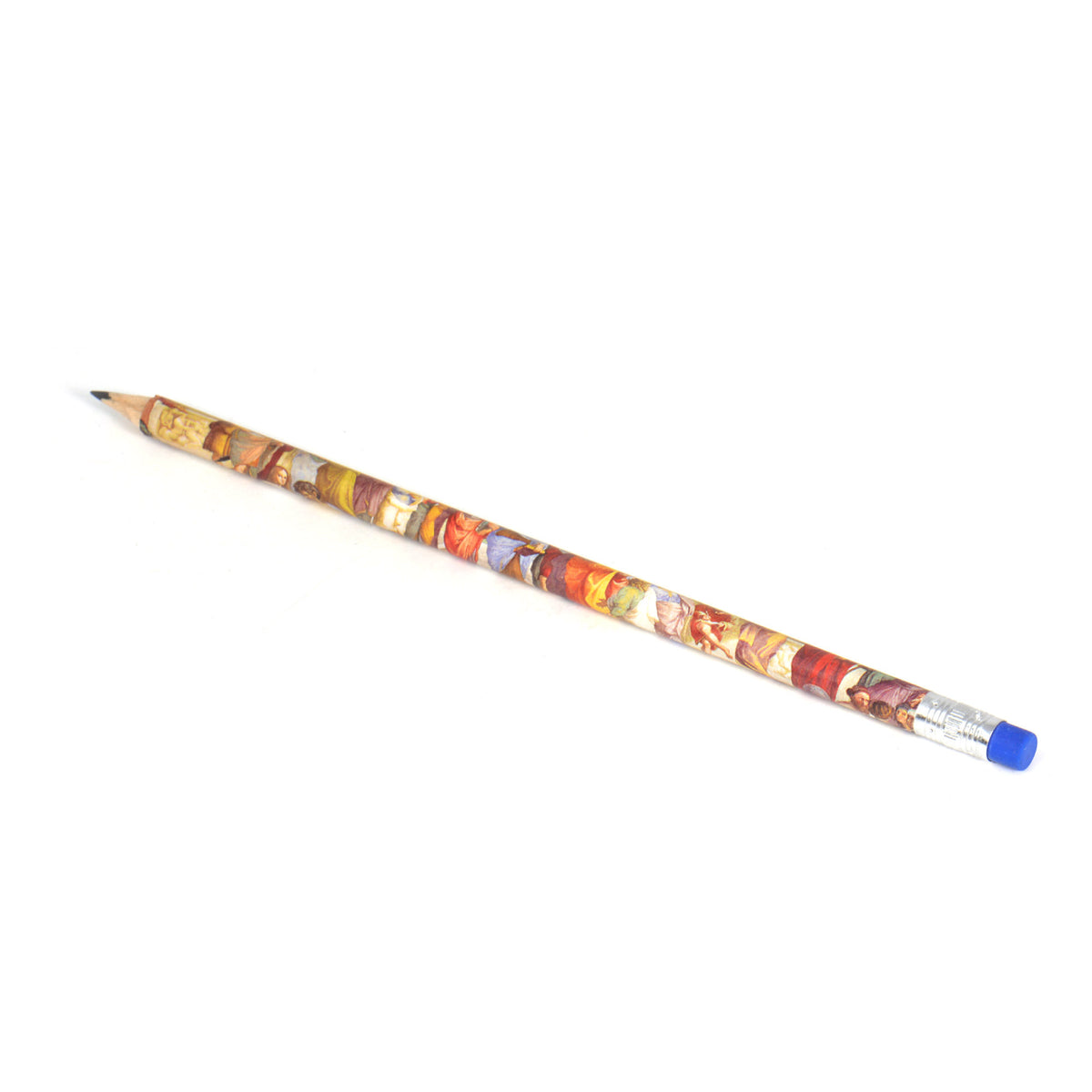 Wooden pencil with eraser – Greek, Roman and Italian Art | 16 Variants