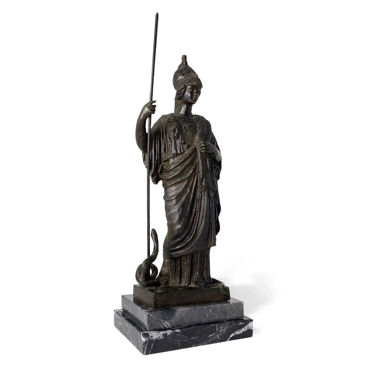 Statue der Minerva mit Bronzeschild