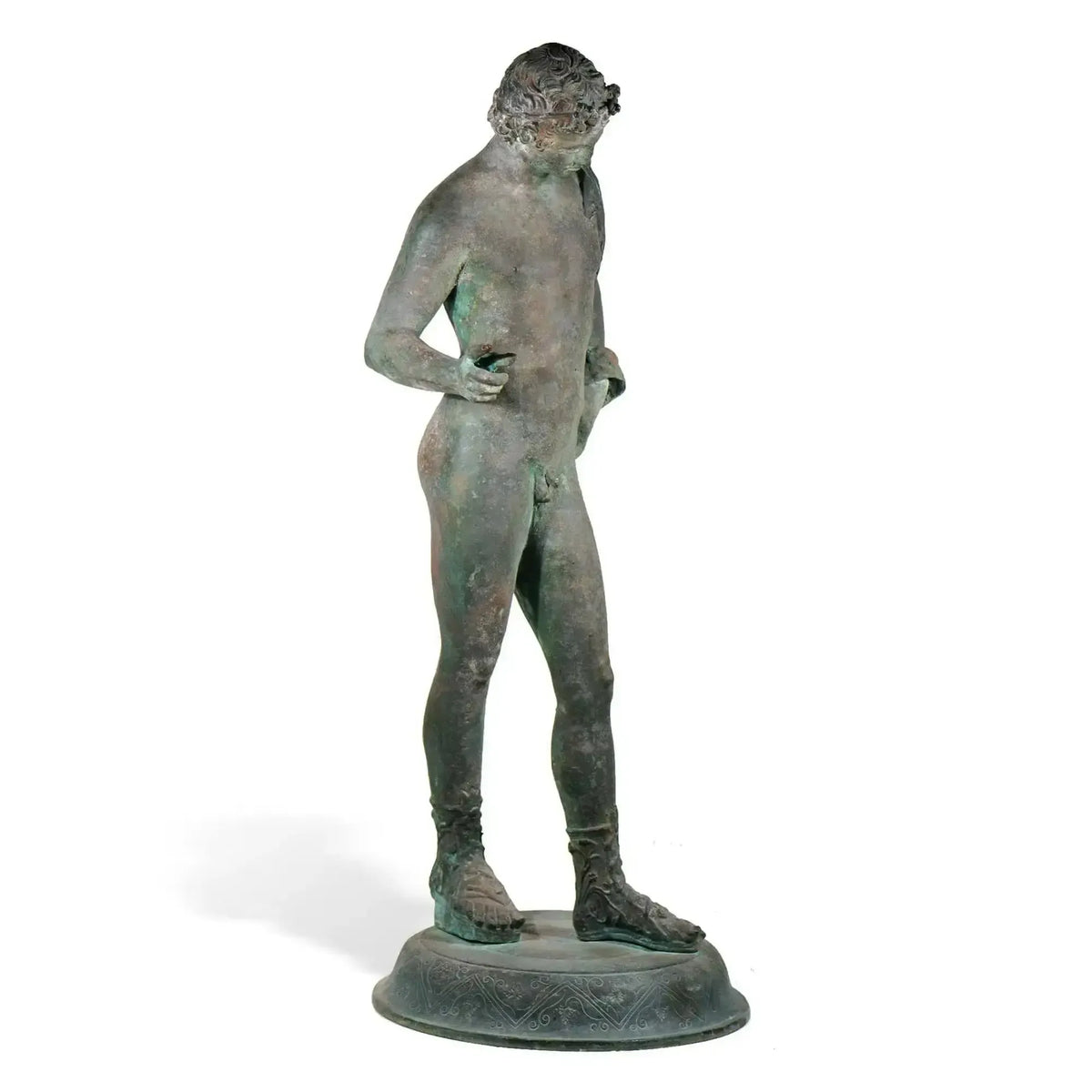 Narzissenskulptur Grand Tour-Sammlung, Seitenansicht.