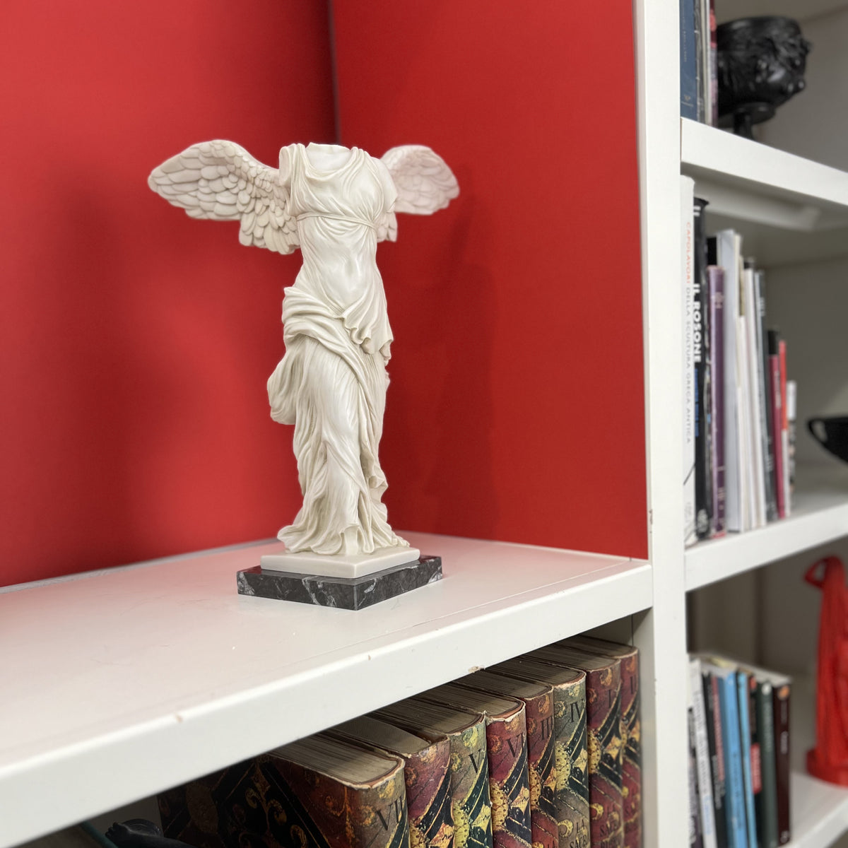 Nike von Samothrake - Marmorstatuette 37,5 cm