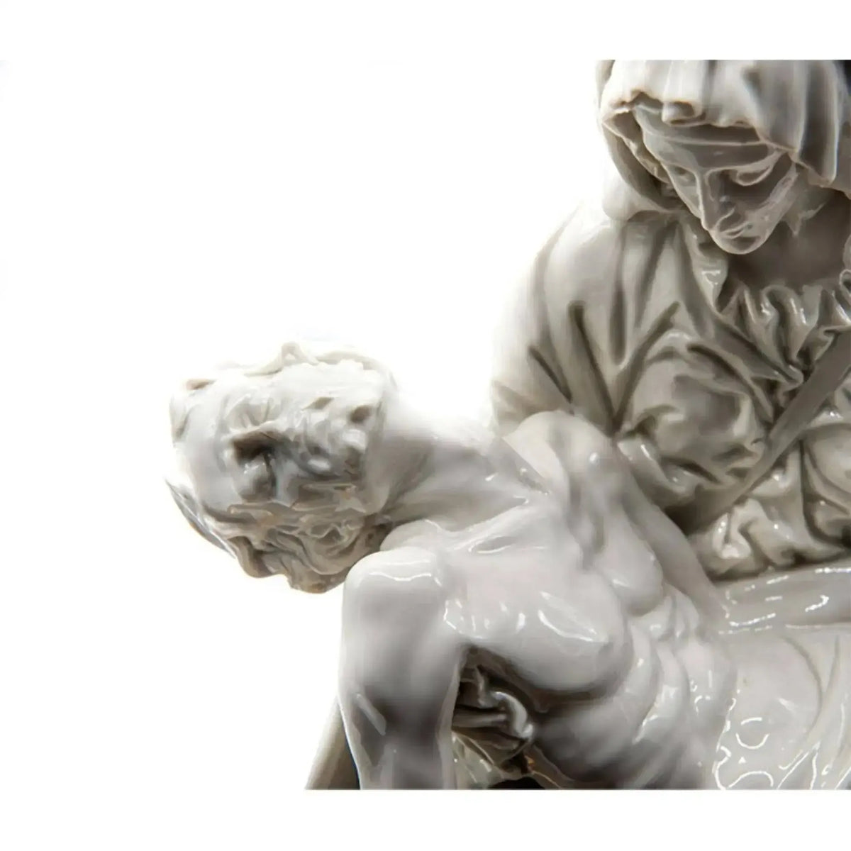 Pietà di Michelangelo - Statua in porcellana lucida di Capodimonte
