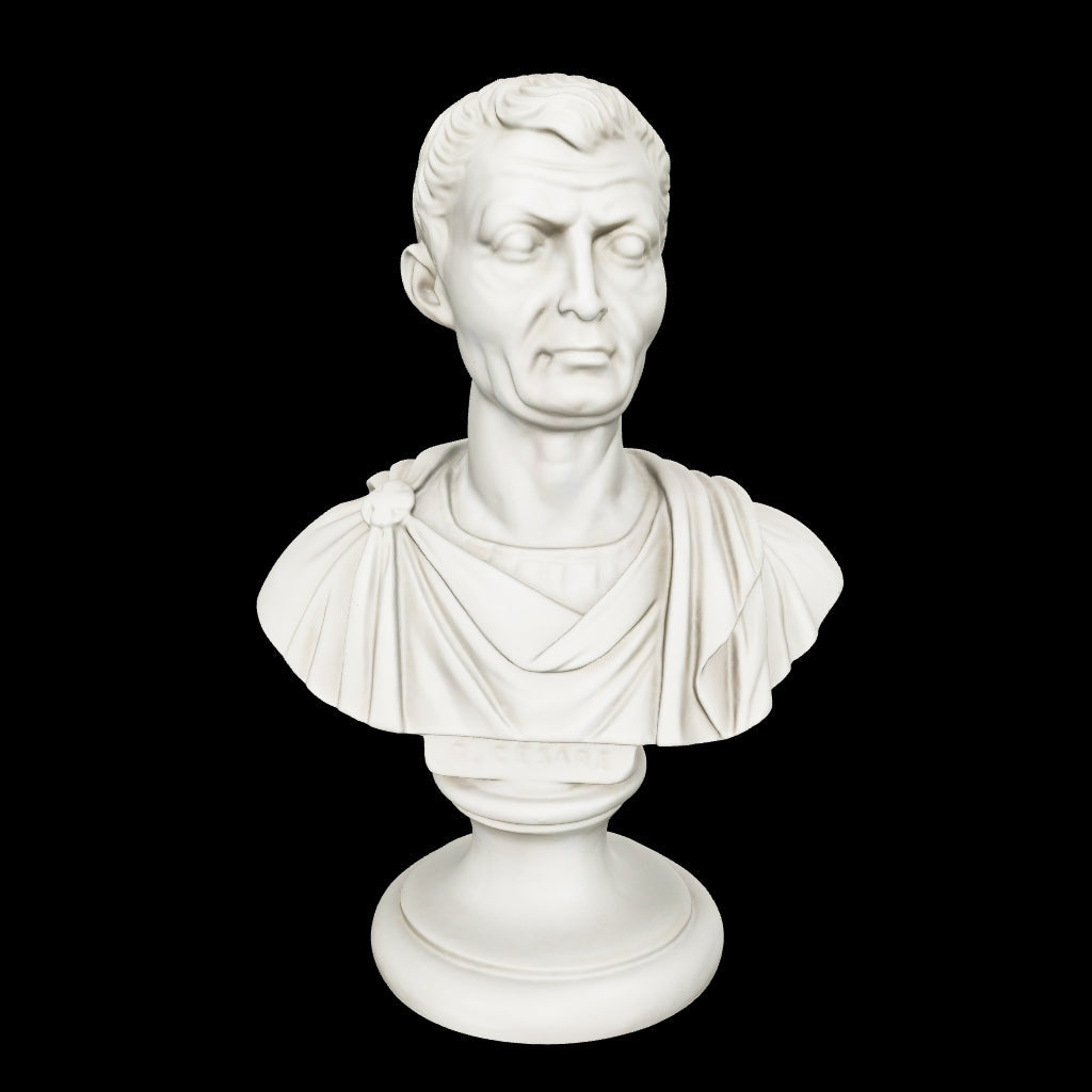 Giulio Cesare - Busto in marmo 16 cm
