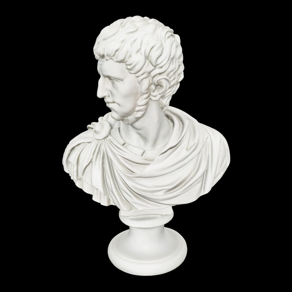 Nerone Imperatore Romano - Busto in Marmo