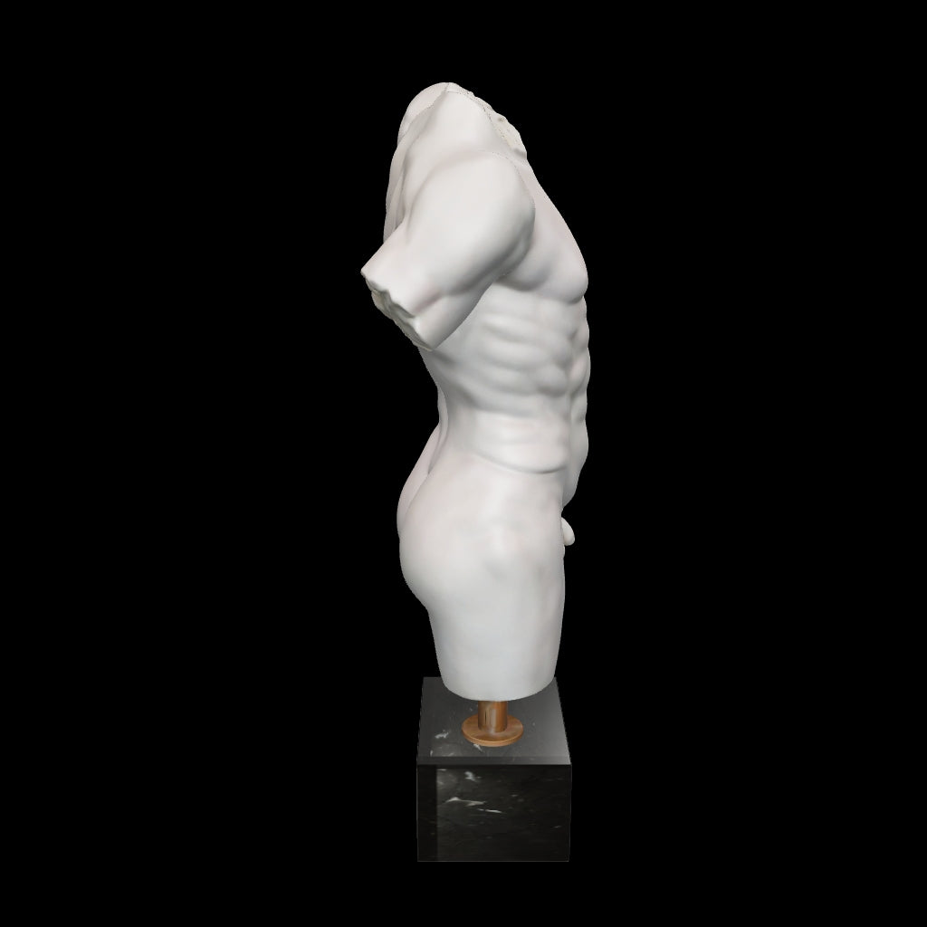 Modello 3D del Torso di Perseo in marmo 