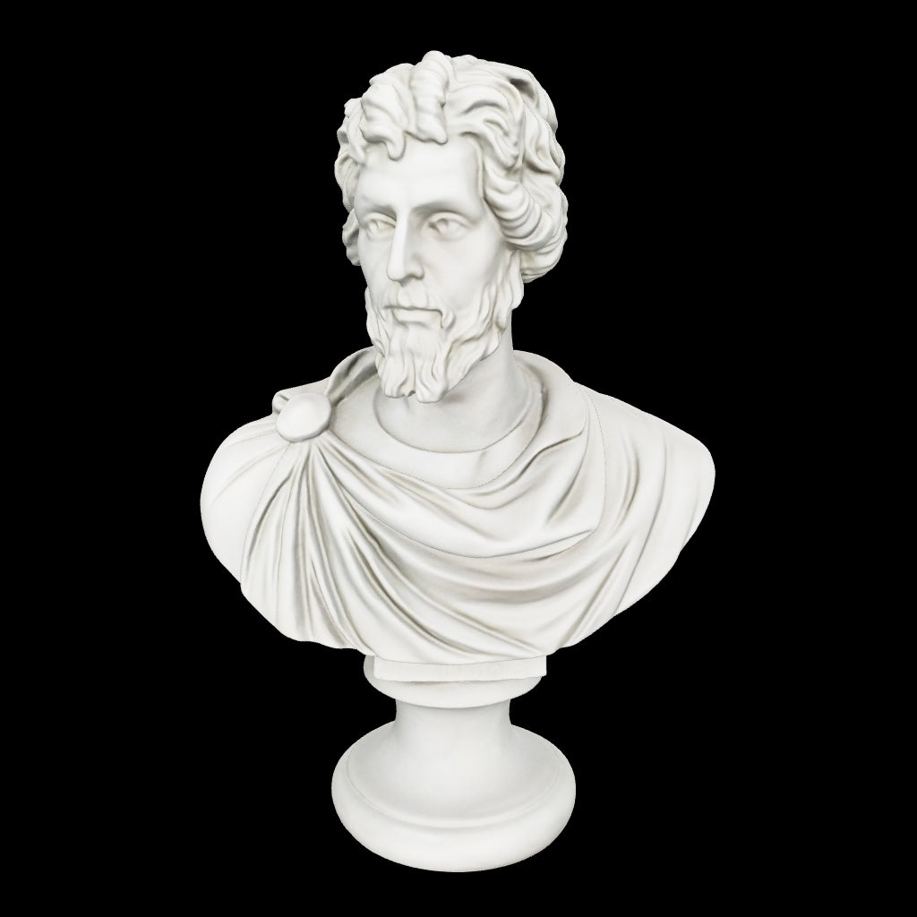 Settimio Severo Imperatore Romano Busto in marmo