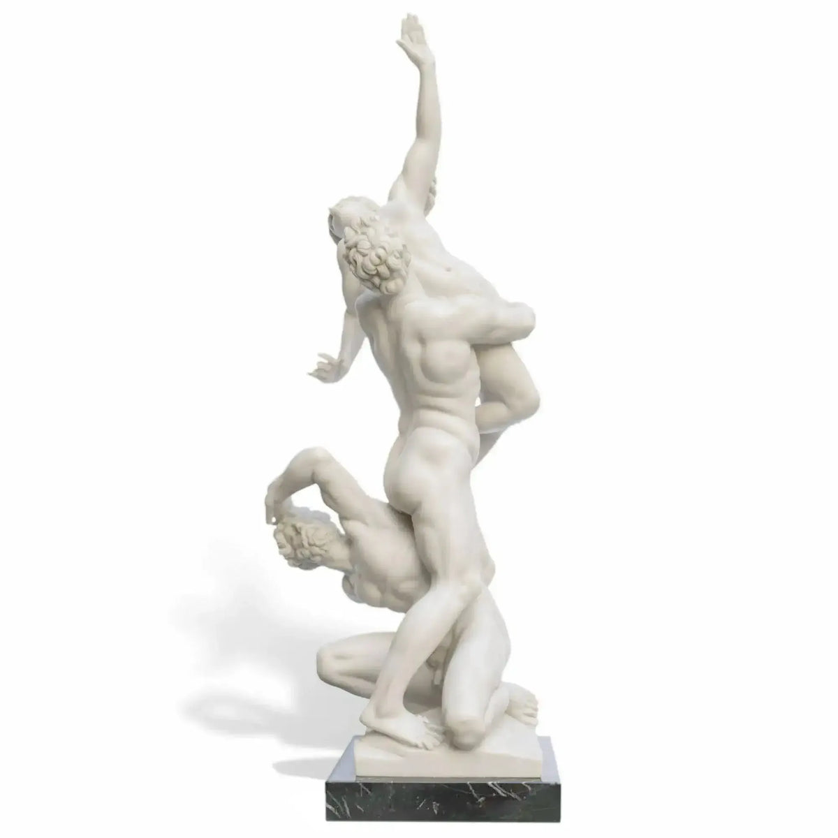 Ratto delle Sabine di Giambologna - Statua in marmo 68 cm vista laterale