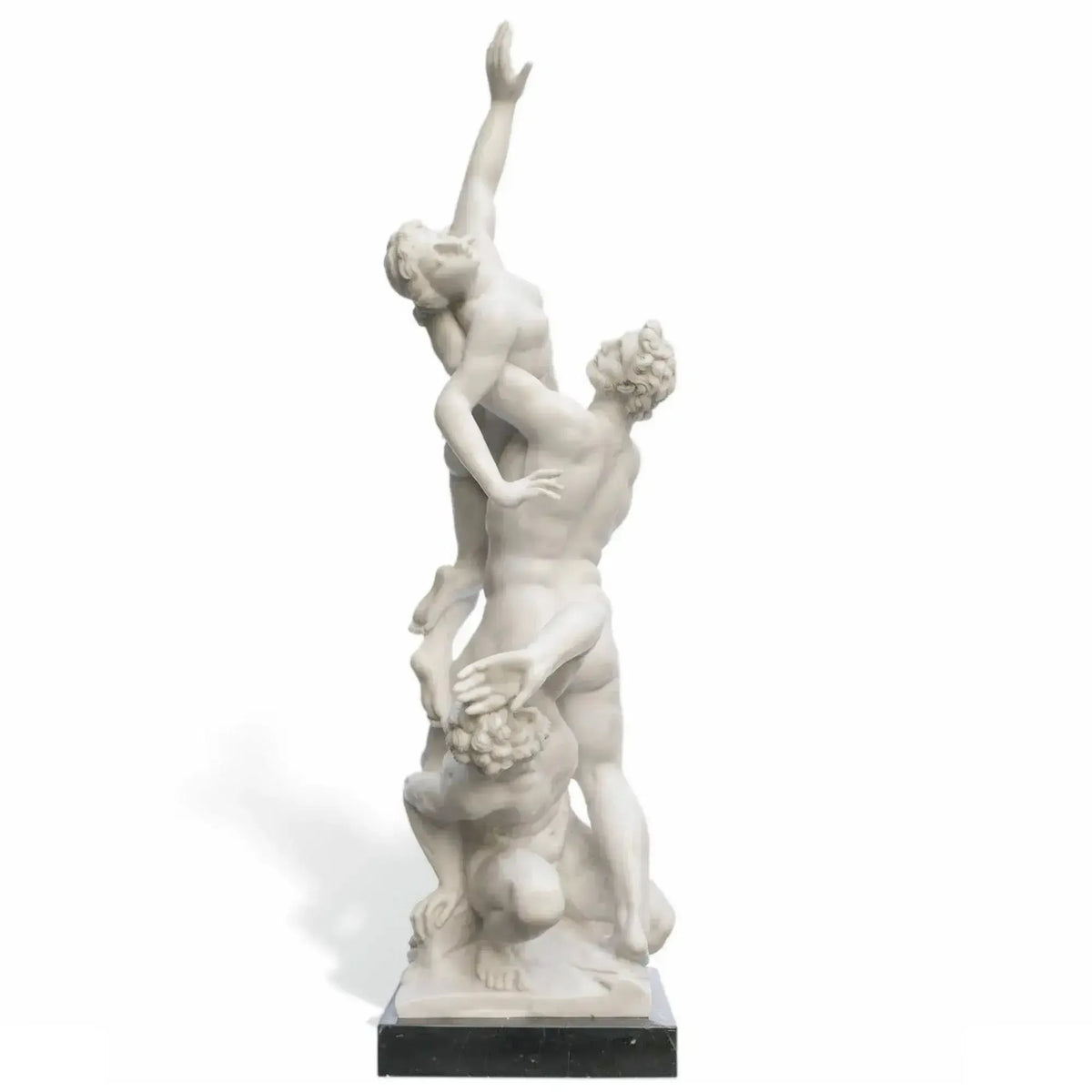 Ratto delle Sabine di Giambologna - Statua in marmo 68 cm vista posteriore